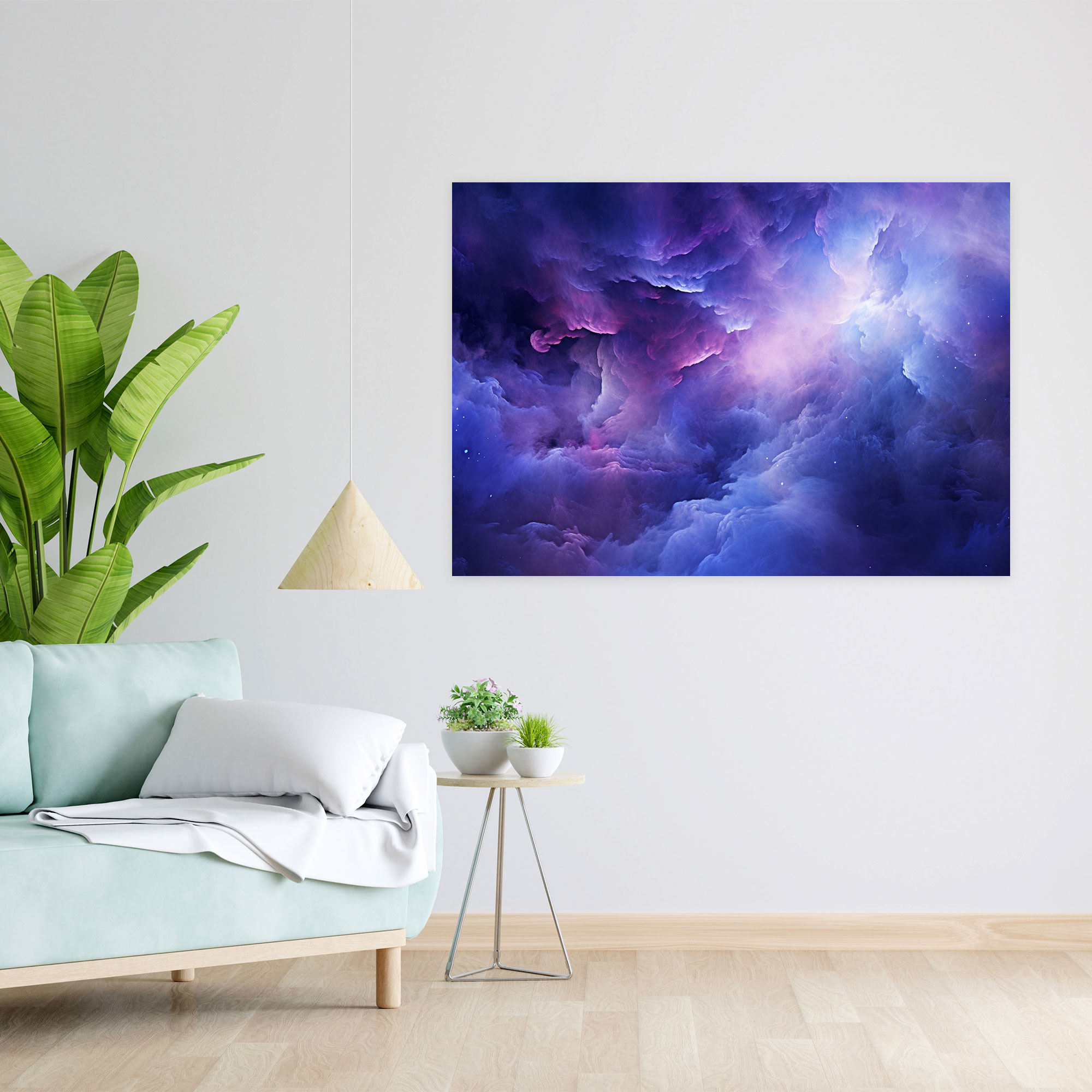Eterik Nebula Kanvas Tablo - Dünya Kanvas Nebula