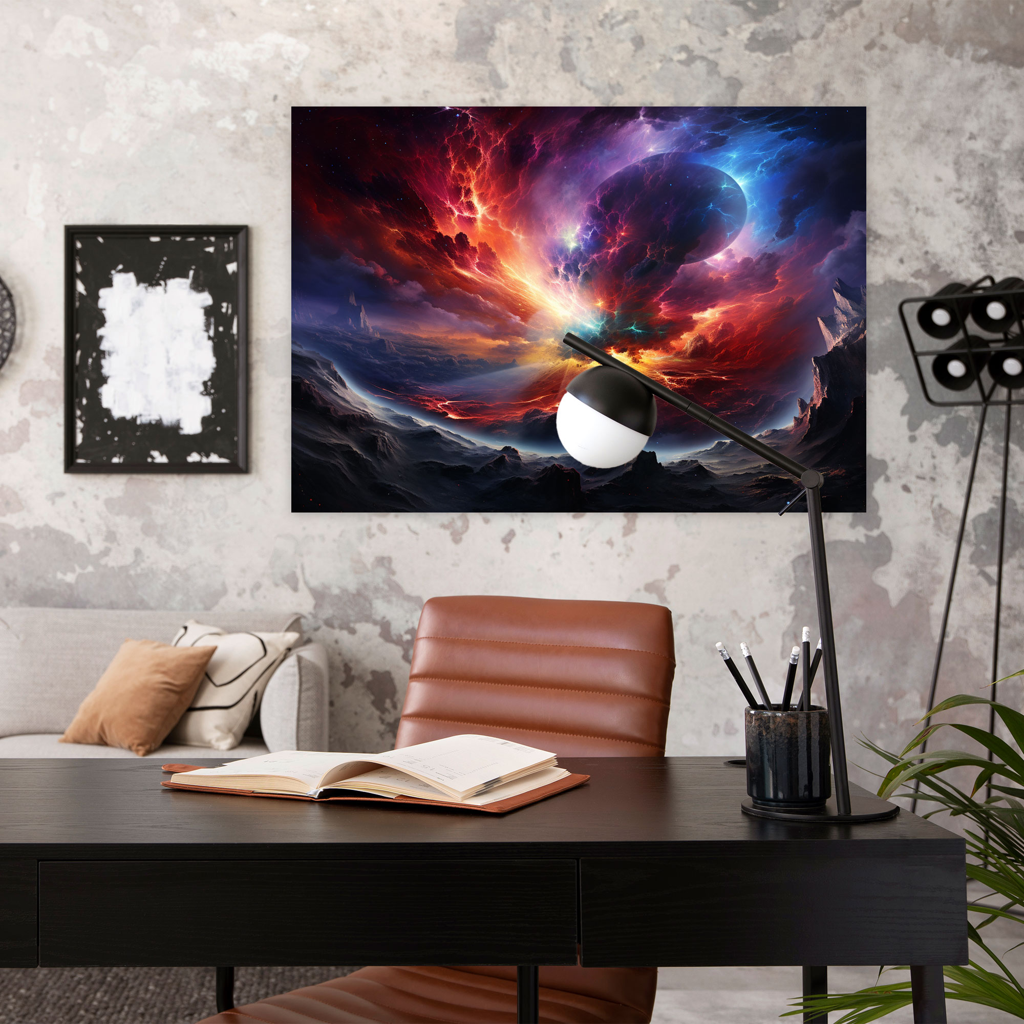 Cosmic Explosion Galaxy Wall Art - Earth, Energy And Vitality, Home Decoration, Breathtaking Galaxy Artwork