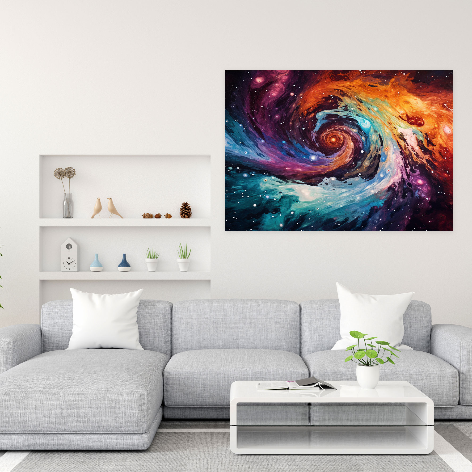 Galaxy Canvas Print - Earth, Galaxy, Wall Art, Canvas
