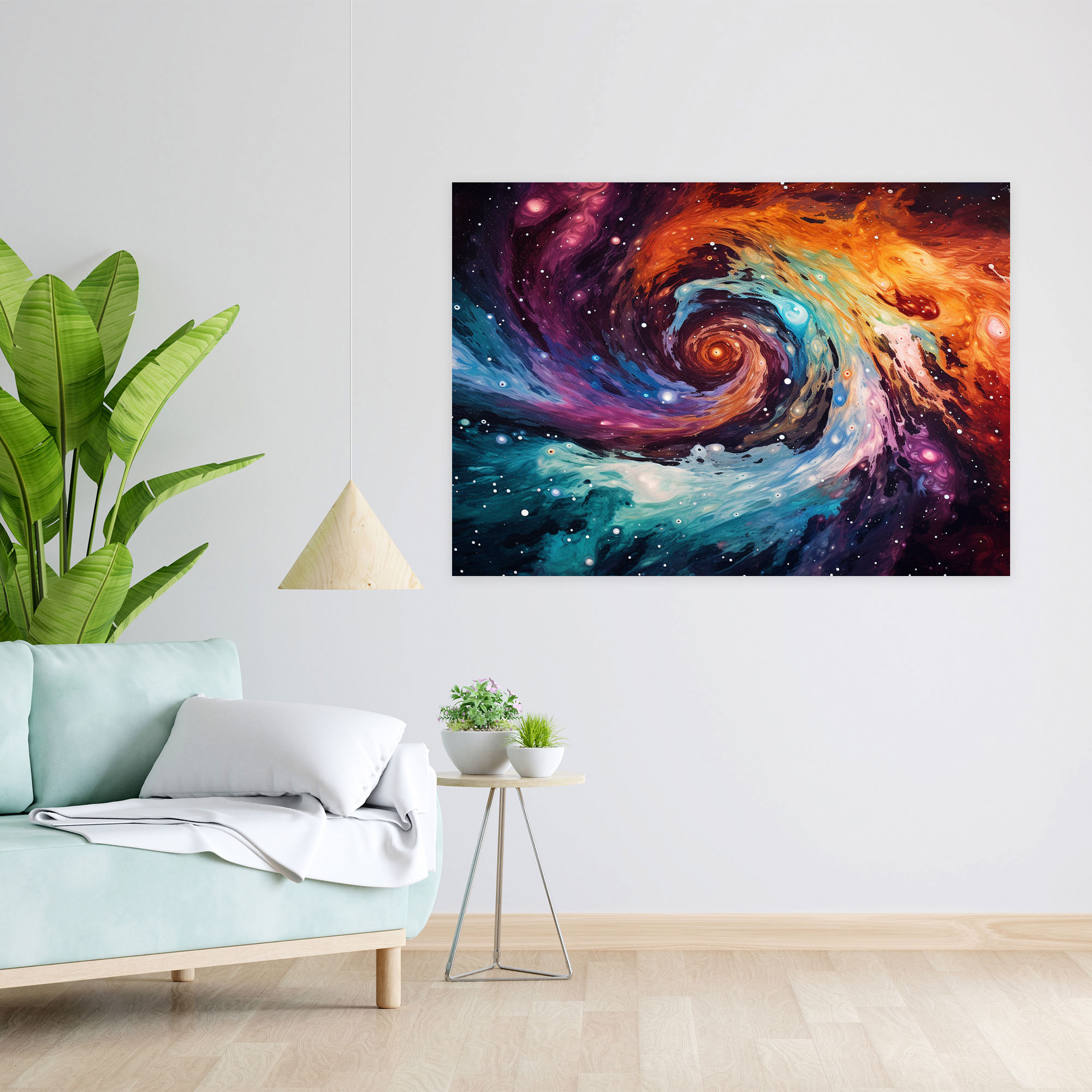 Galaxy Canvas Print - Earth, Galaxy, Wall Art, Canvas
