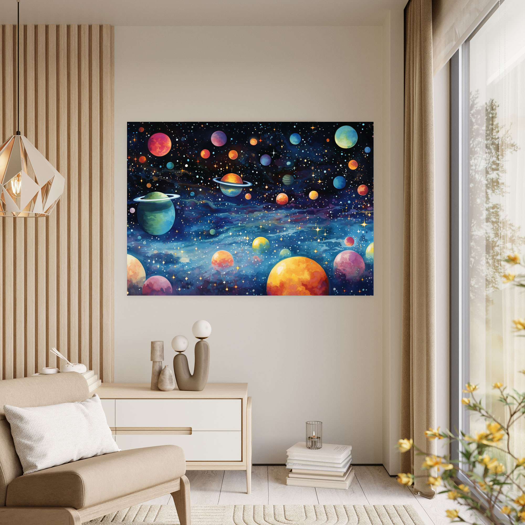 Verspieltes Galaxie Leinwandbild - Erde Galaxie Wandkunst

Ich hoffe das entspricht Ihren Anforderungen. Wenn Sie weitere Anpassungen benötigen lassen Sie es mich bitte wissen.