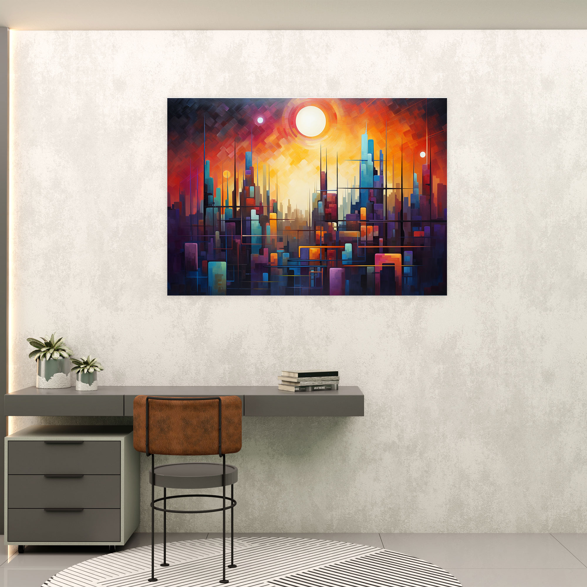 Mars Abstract Canvas Print - Earth, Home Decoration, Canvas, Wall Art