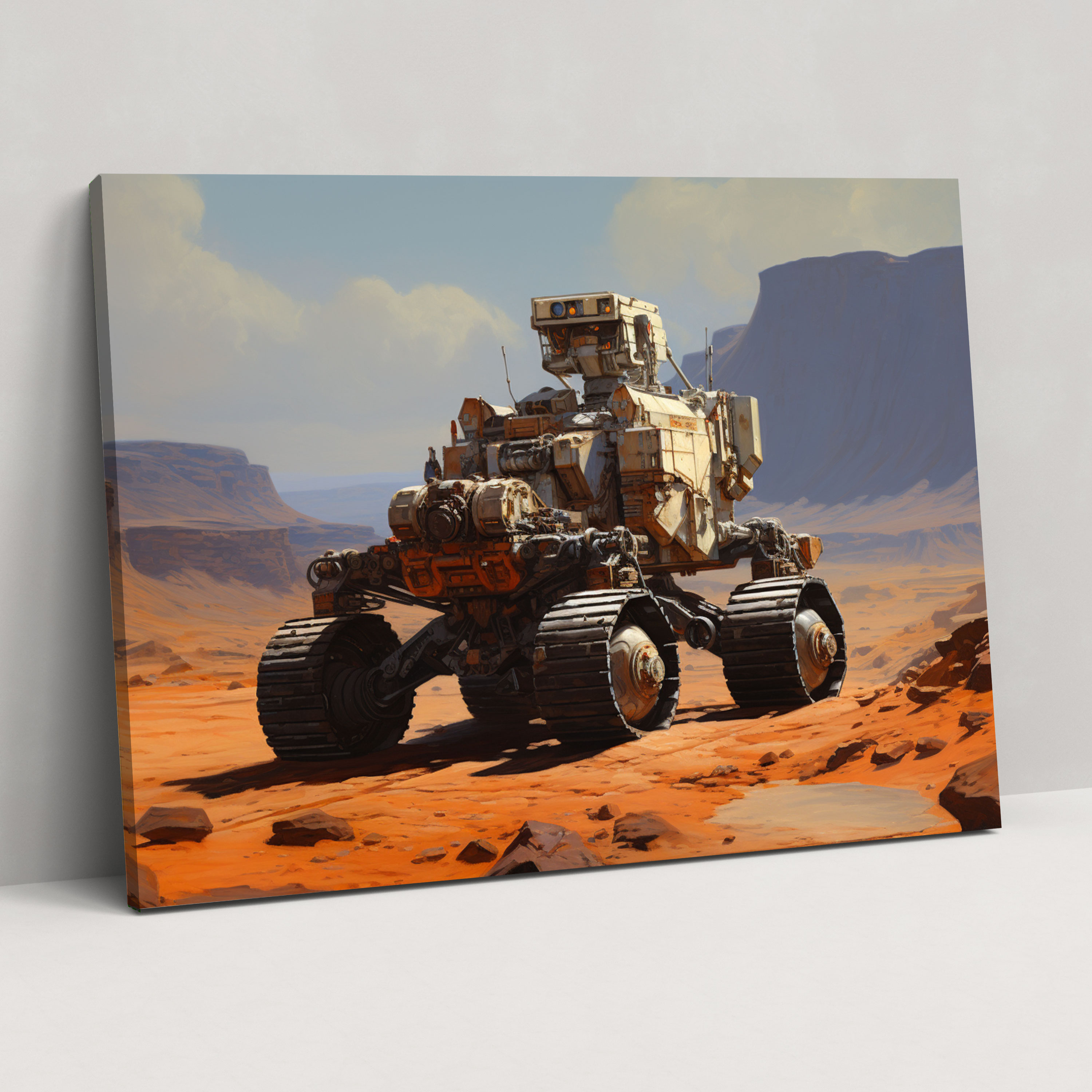 Mars Rover Canvas Print - Earth, Canvas Print, Home Decoration, Mars