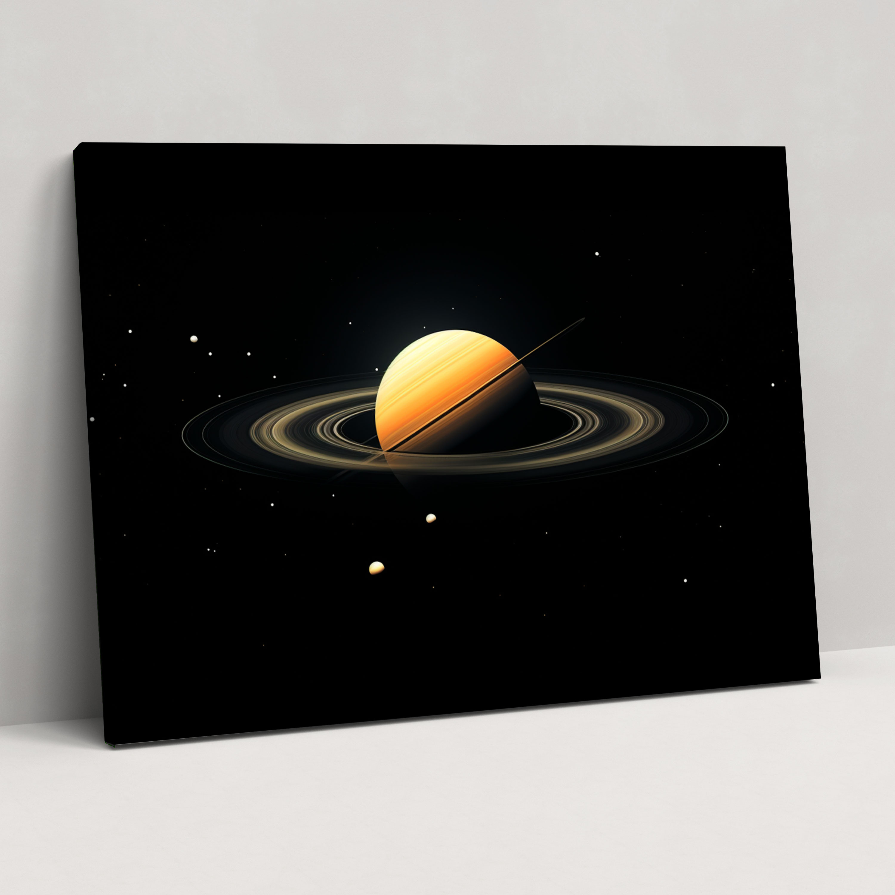Minimalist Saturn Wall Art - Earth, Home Decoration, Saturn, Modern Elegance
