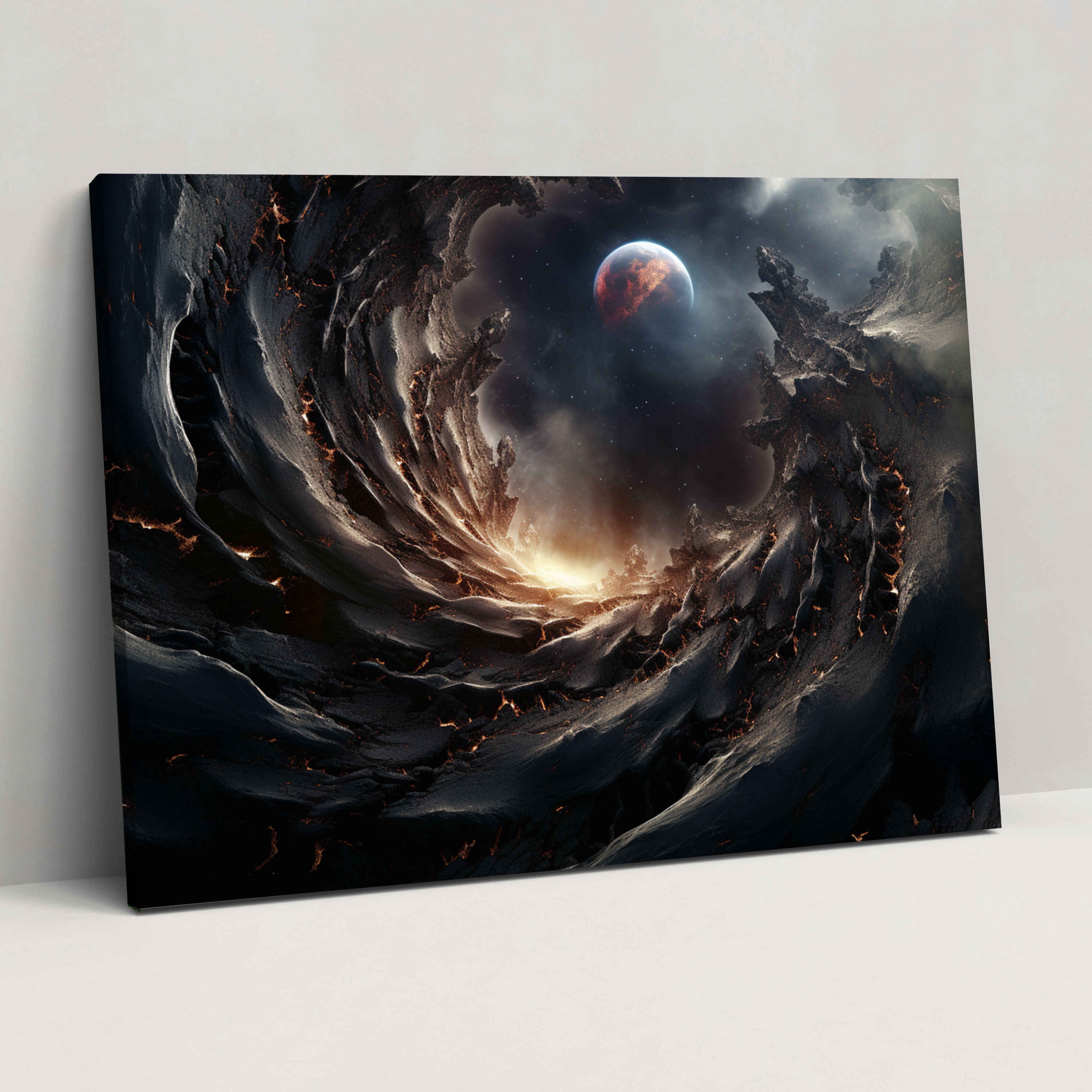 Cosmic Power Canvas Print - Earth, Wall Art, Space, Space-Themed Art