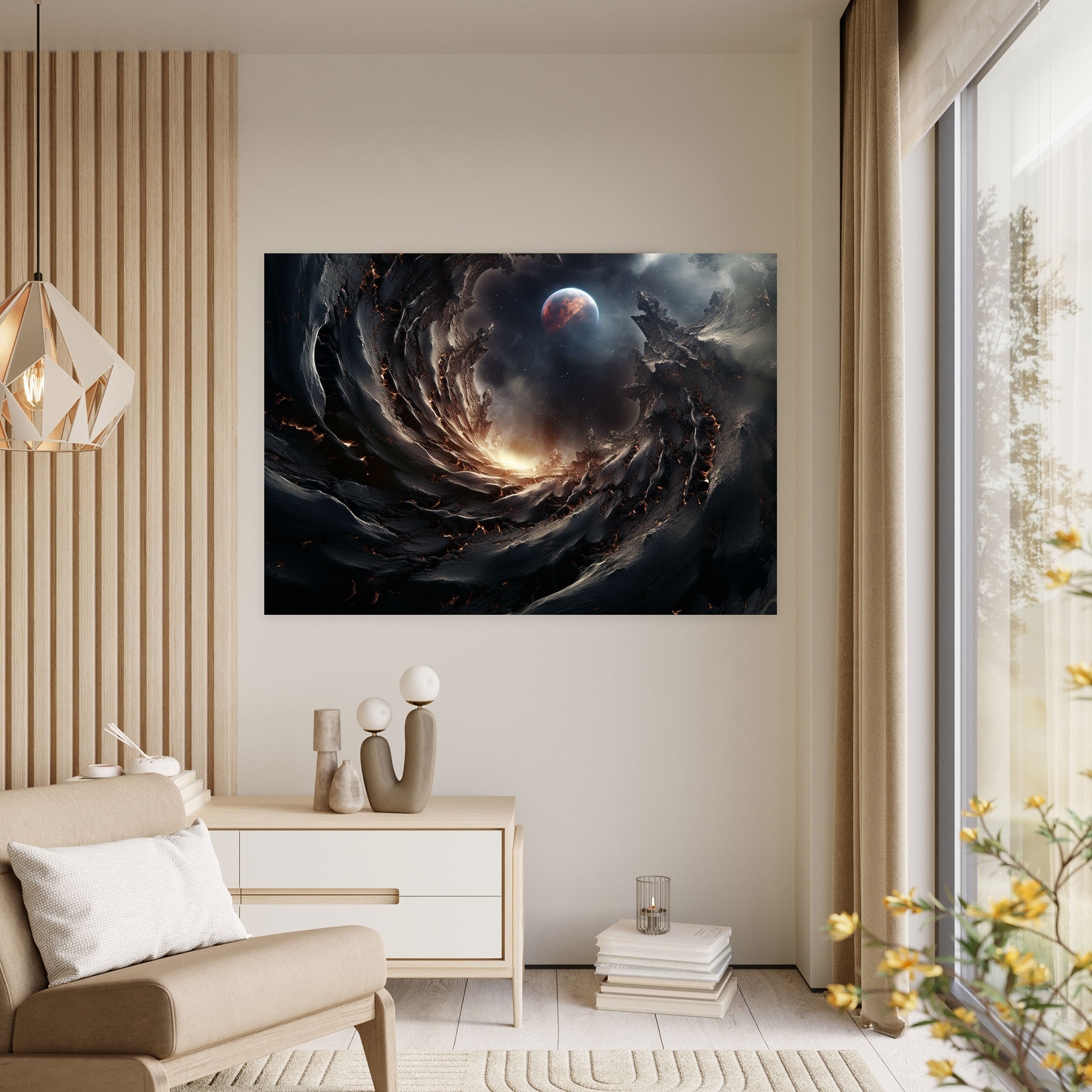 Cosmic Power Canvas Print - Earth, Wall Art, Space, Space-Themed Art
