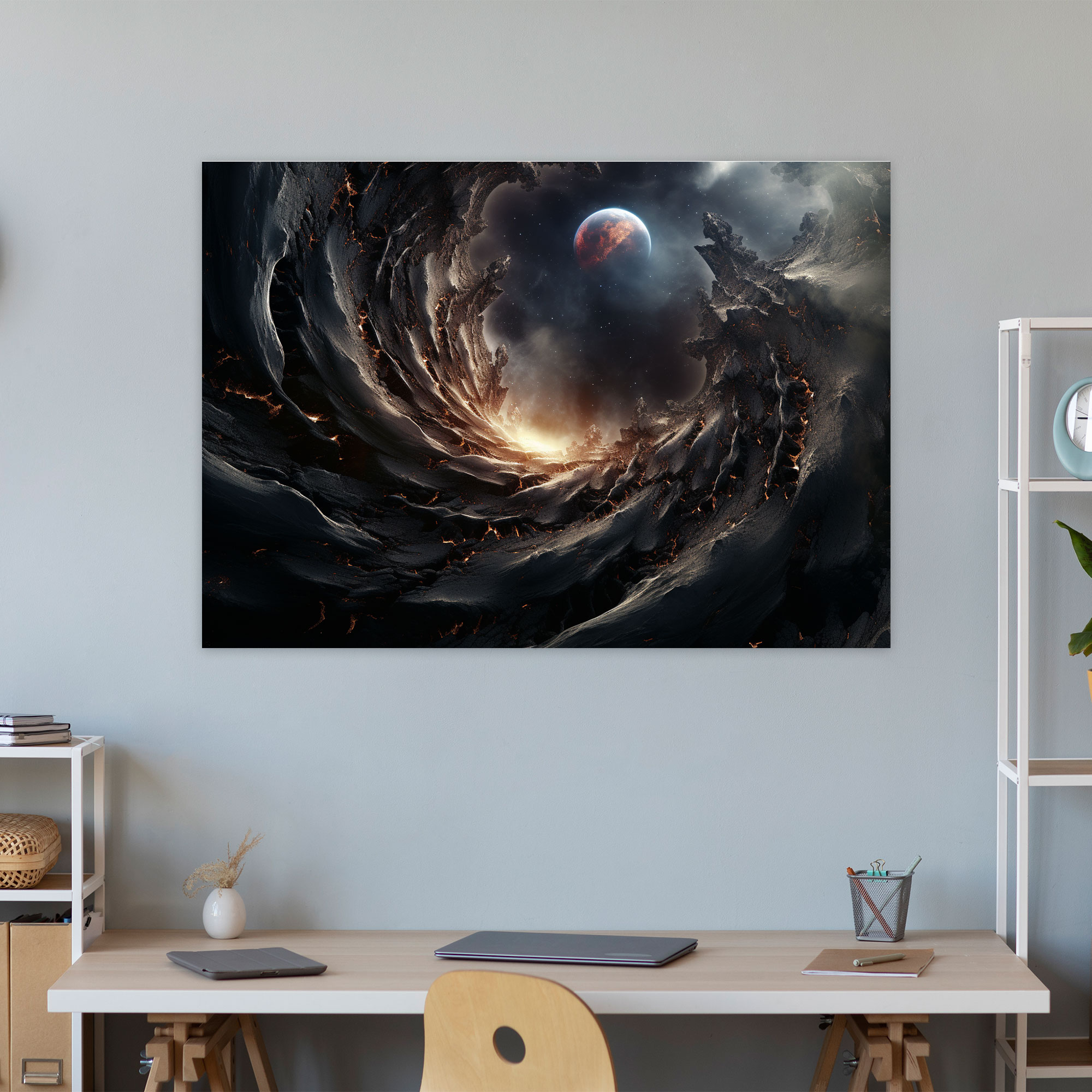 Cosmic Power Canvas Print - Earth, Wall Art, Space, Space-Themed Art