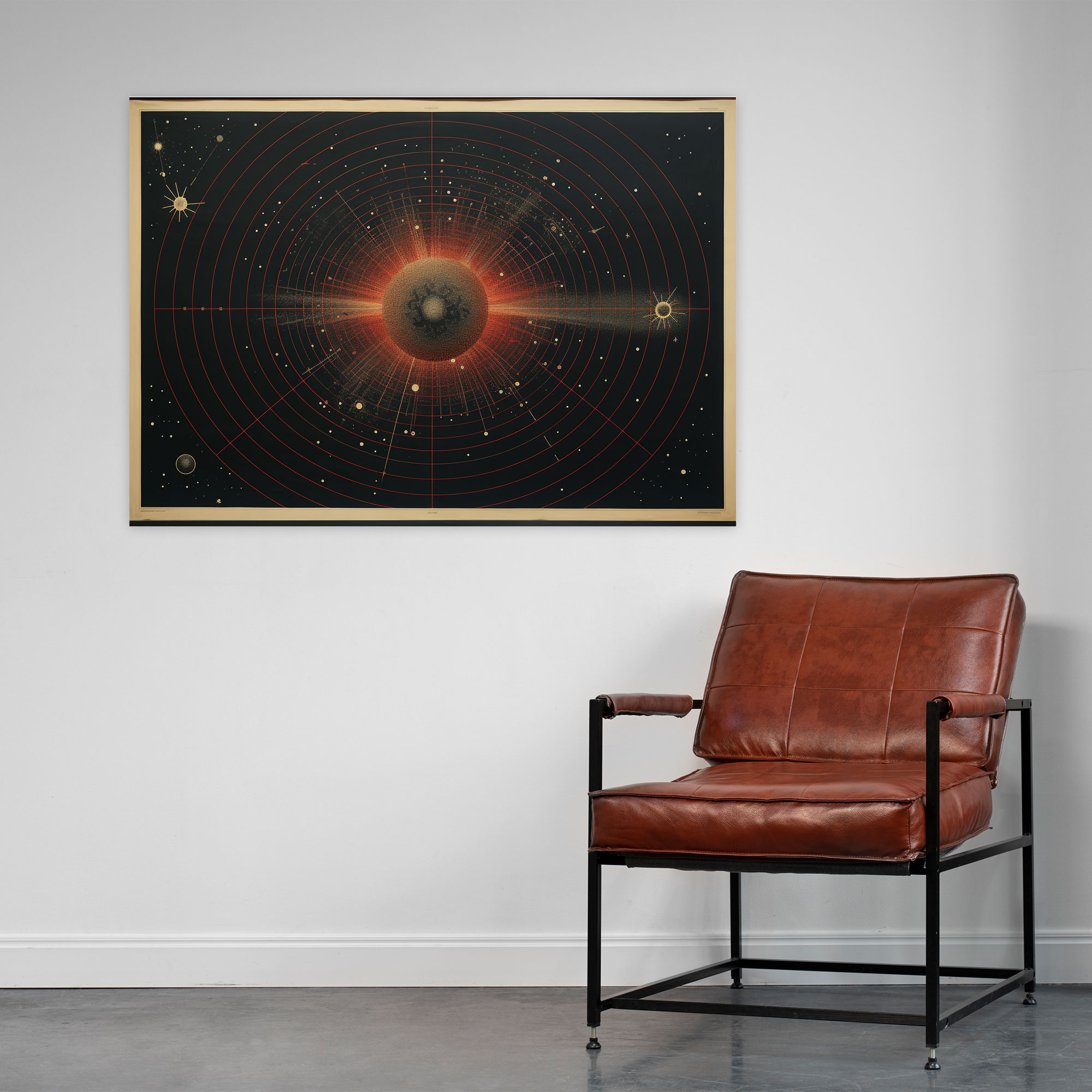 Nostalgic Constellations Canvas Print - Earth, Home Decoration, Wall Decoration, Wall Art