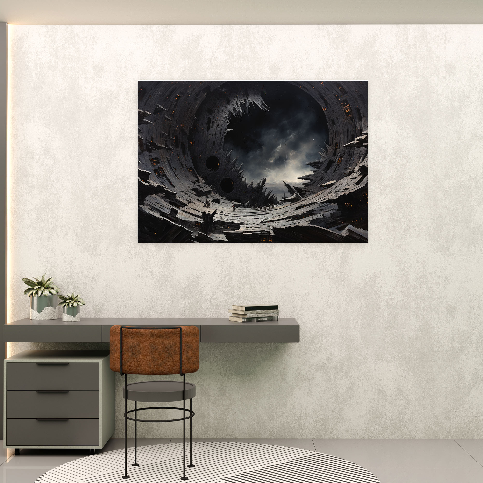 Cosmic Puzzle Canvas Print - Earth, Canvas Print, Mixed Media Art, Universe