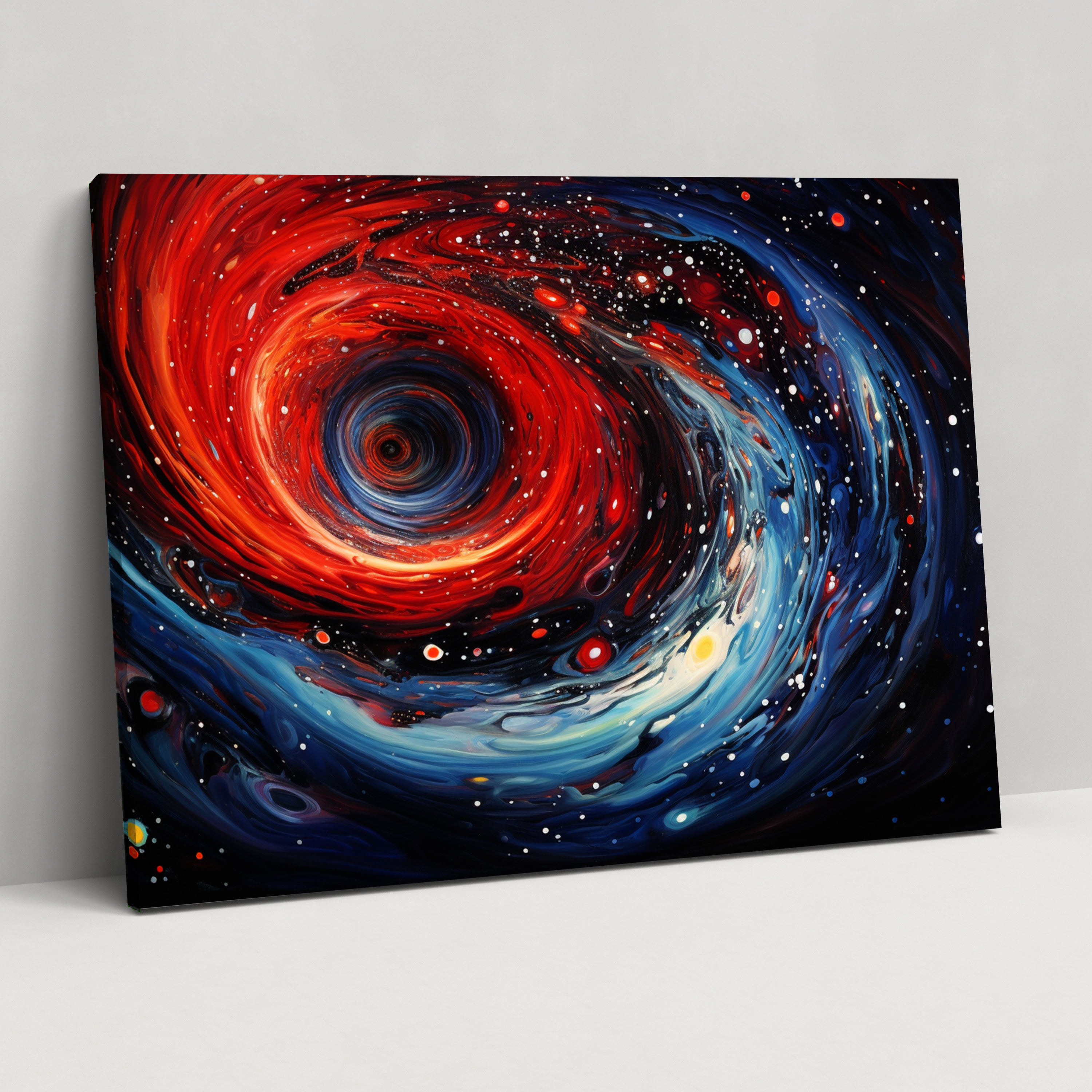 Black Hole Canvas Print - Earth, Canvas Print, Wall Art, Abstract Galaxy