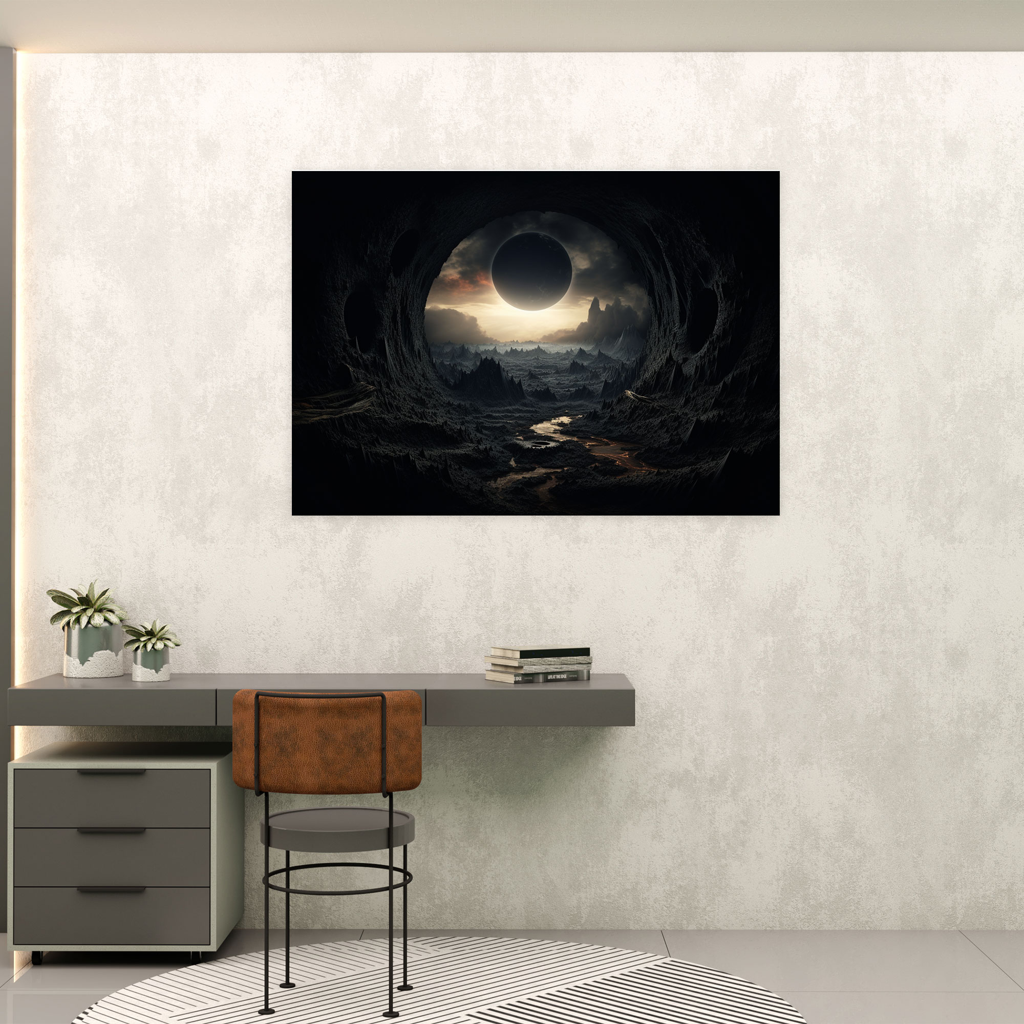 Black Hole Wall Art - Earth, Surreal Landscapes, Wall Art, Surreal Artwork