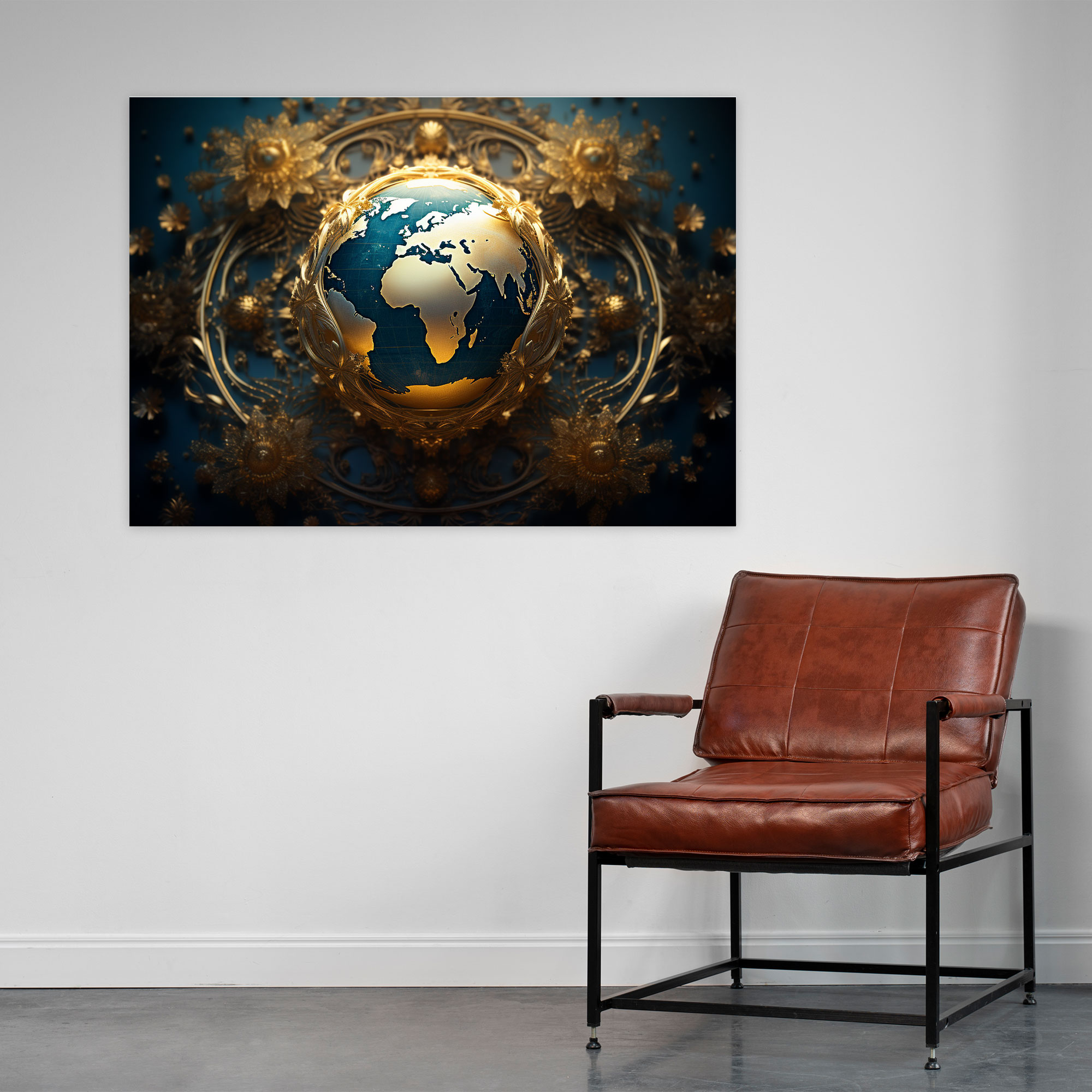 Earth Mandala Canvas Print - Earth, Earth, Canvas Print, Mandala