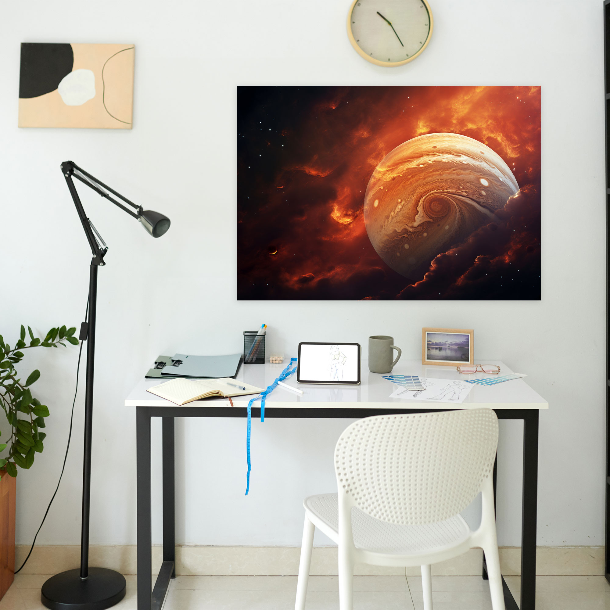Jupiter Wall Art - Earth, Canvas Wall Art, Wall Art, Great Red Spot