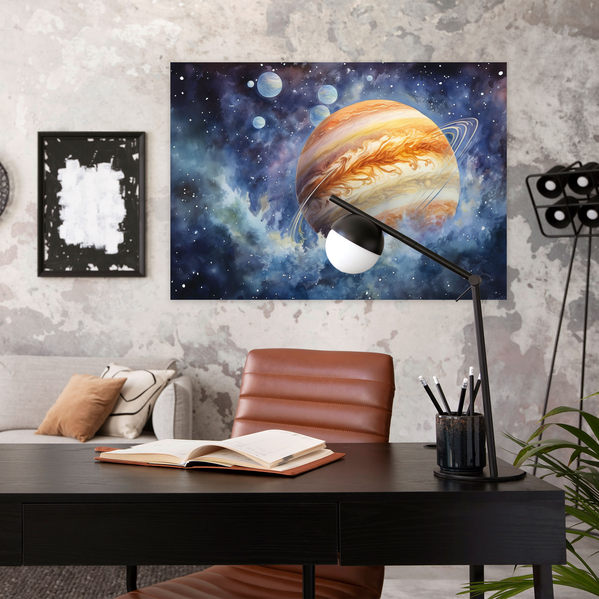 Jupiter Wall Decoration - Earth, Canvas, Jupiter, Wall Decoration