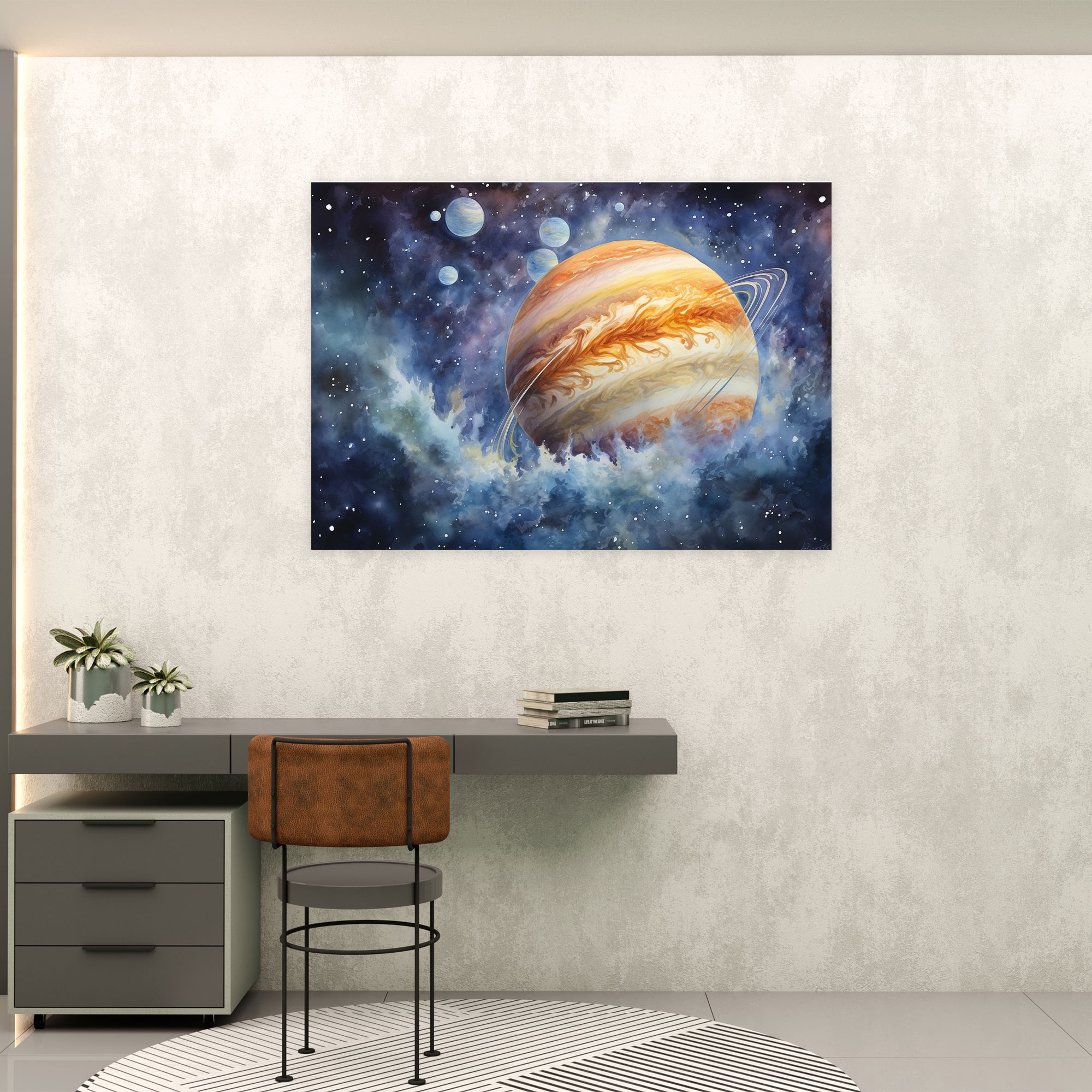 Jupiter Wall Decoration - Earth, Canvas, Jupiter, Wall Decoration
