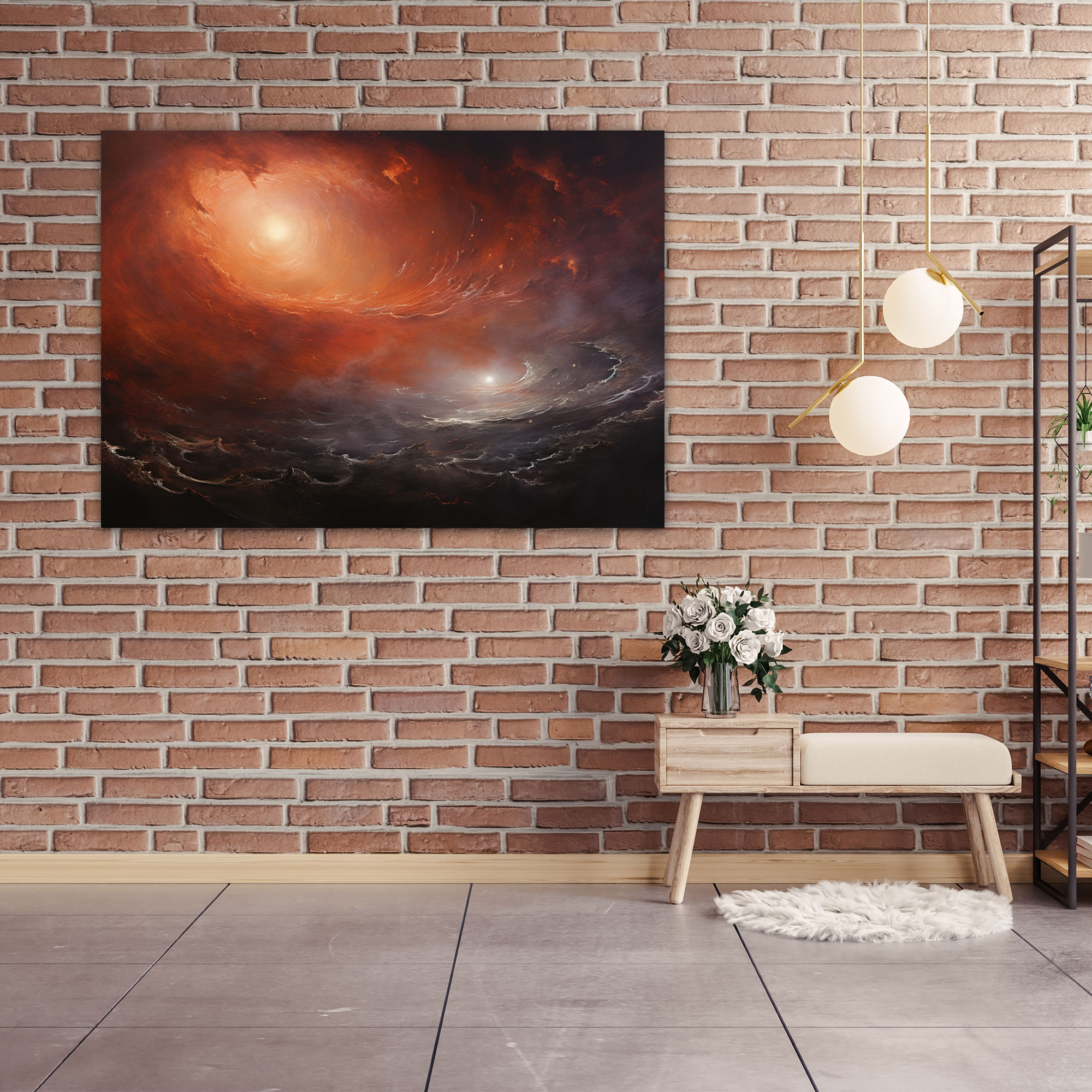 Jupiter Wall Art Decor - Earth, Wall Art, Immense Size, Canvas Print