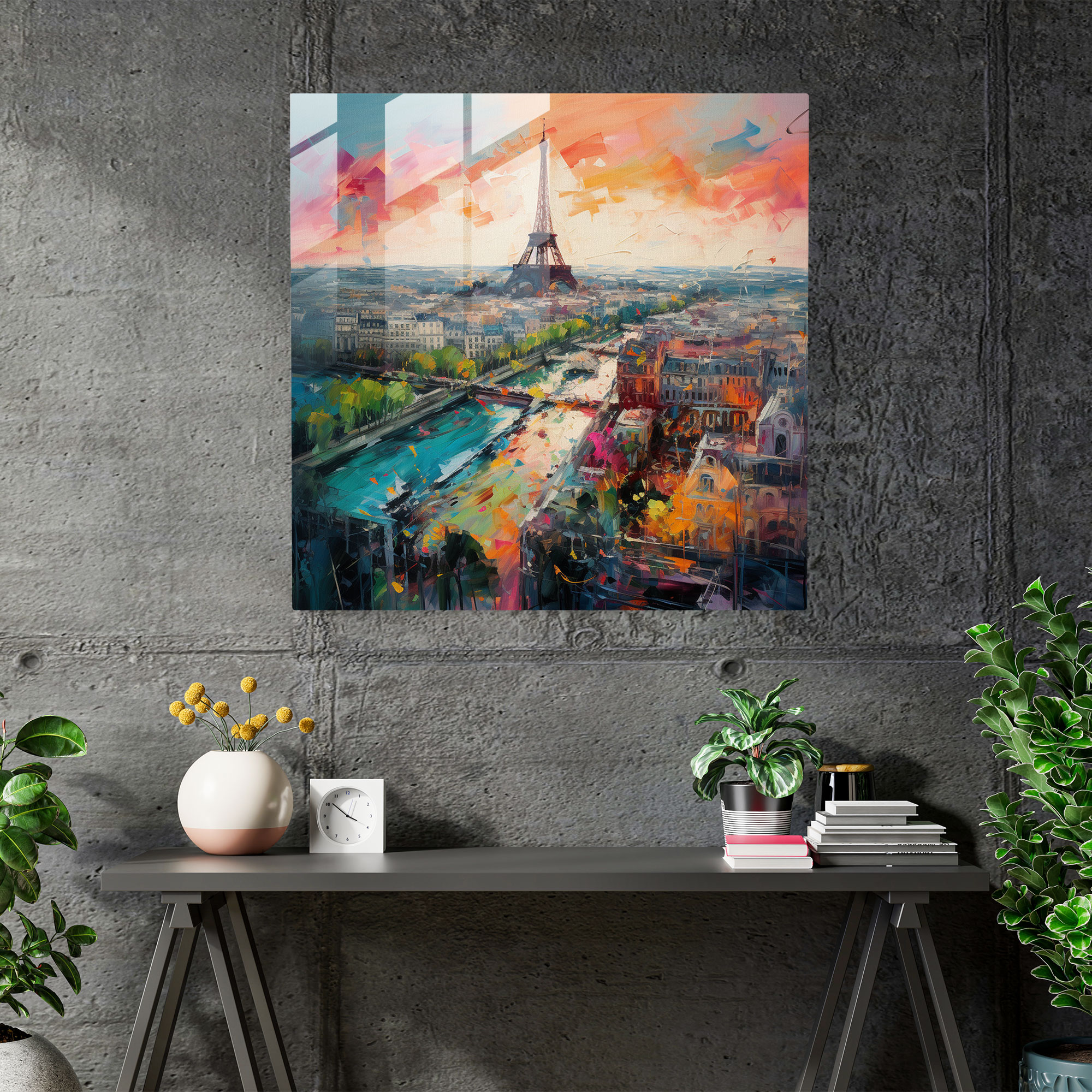 Alluring Glass Prints - Abstract Expressionism Glass Wall Art, Modern Artwork, Home Decoration