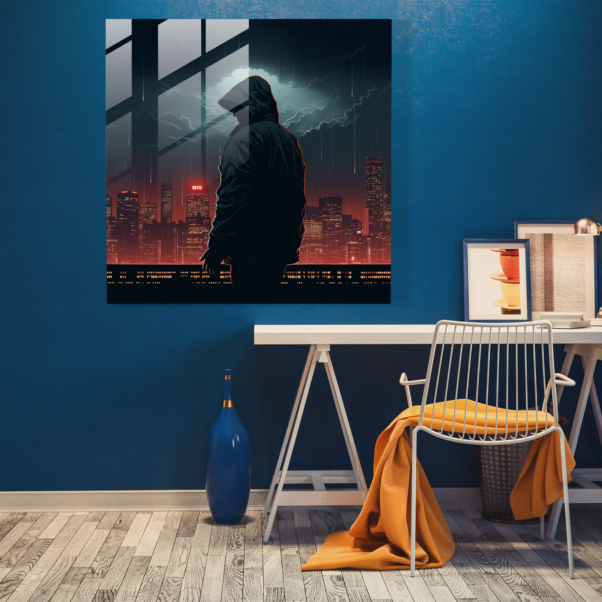 Eminem Home Decoration - Eminem, Glass Print, Determination, Home Decoration