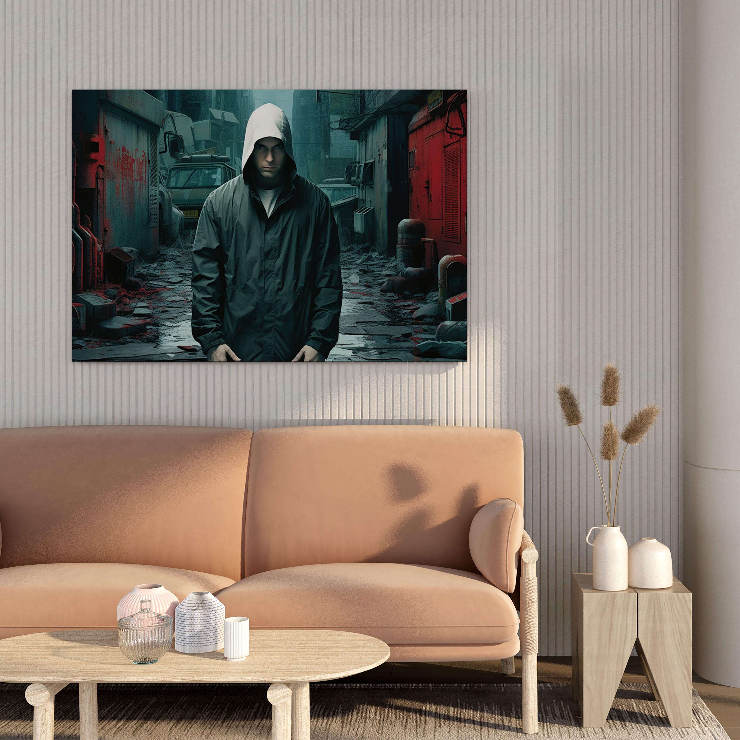 Eminem Album Cover Canvas Print - Eminem, Home Decoration, Eminem, Symbolic Imagery
