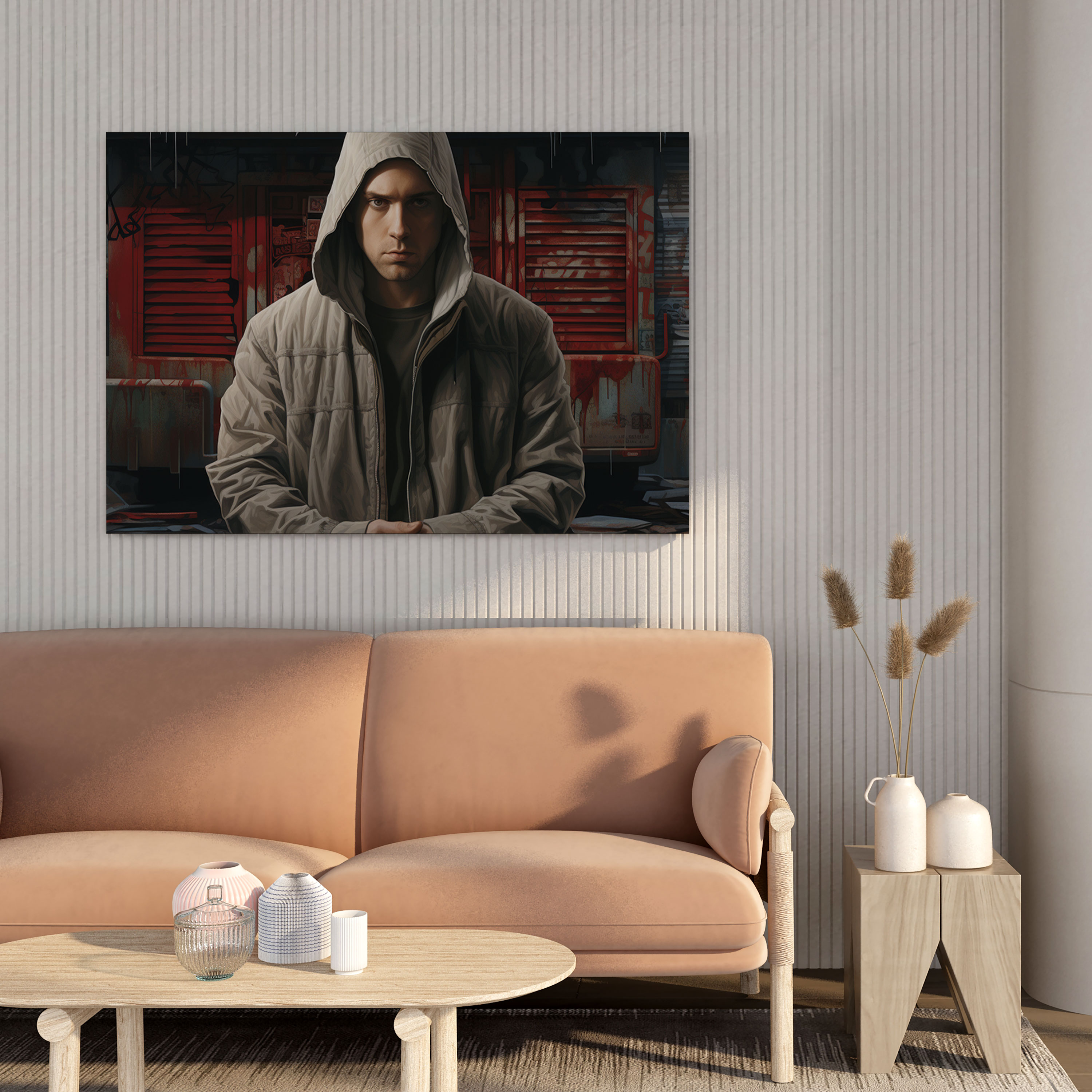 Eminem Leinwandbild - Album Cover Wandkunst - Eminem Leinwand Wandkunst Wanddekoration