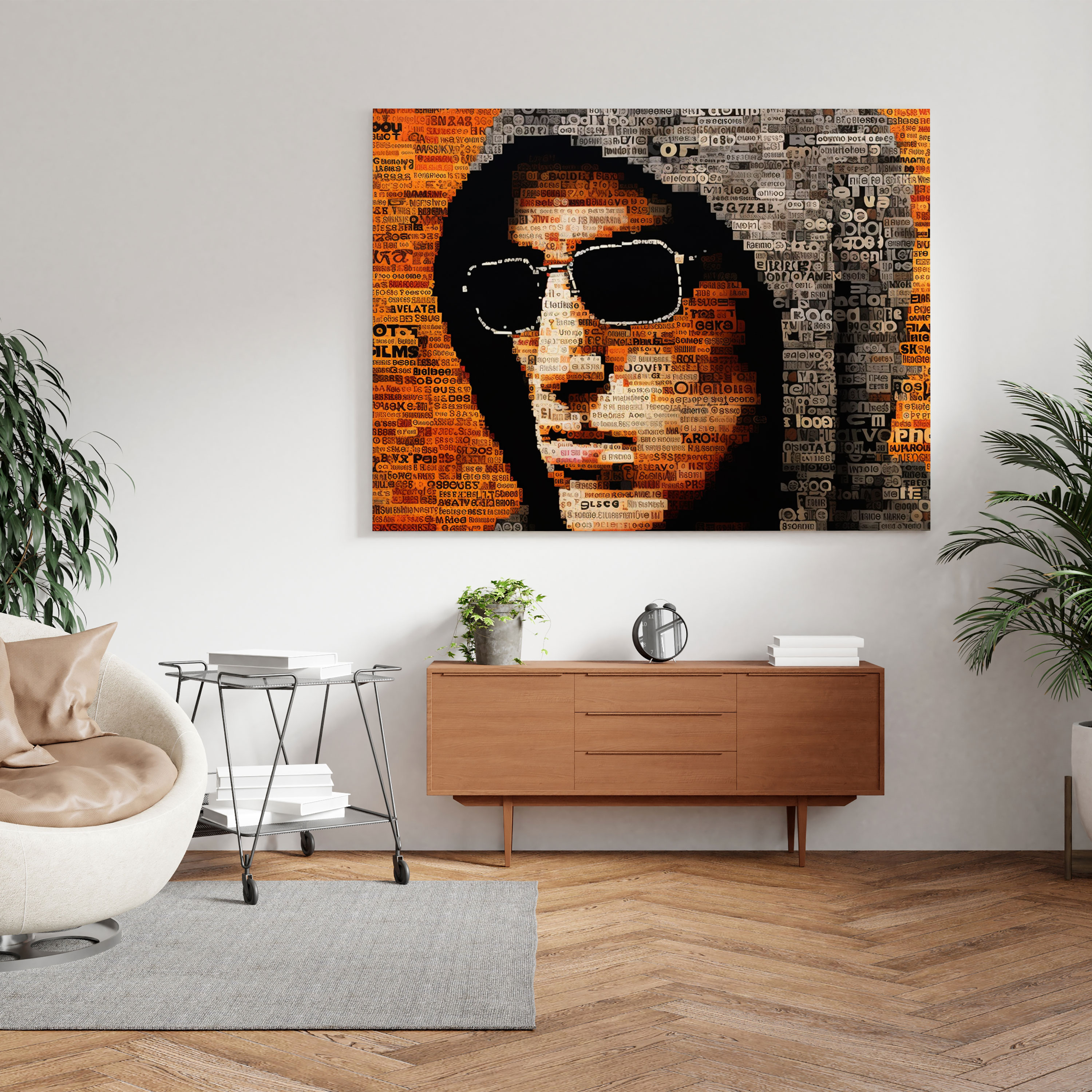 Eminem Wall Art - Mosaic Lyrics Canvas Print - Eminem, Eminem, Canvas Wall Art, Wall Art