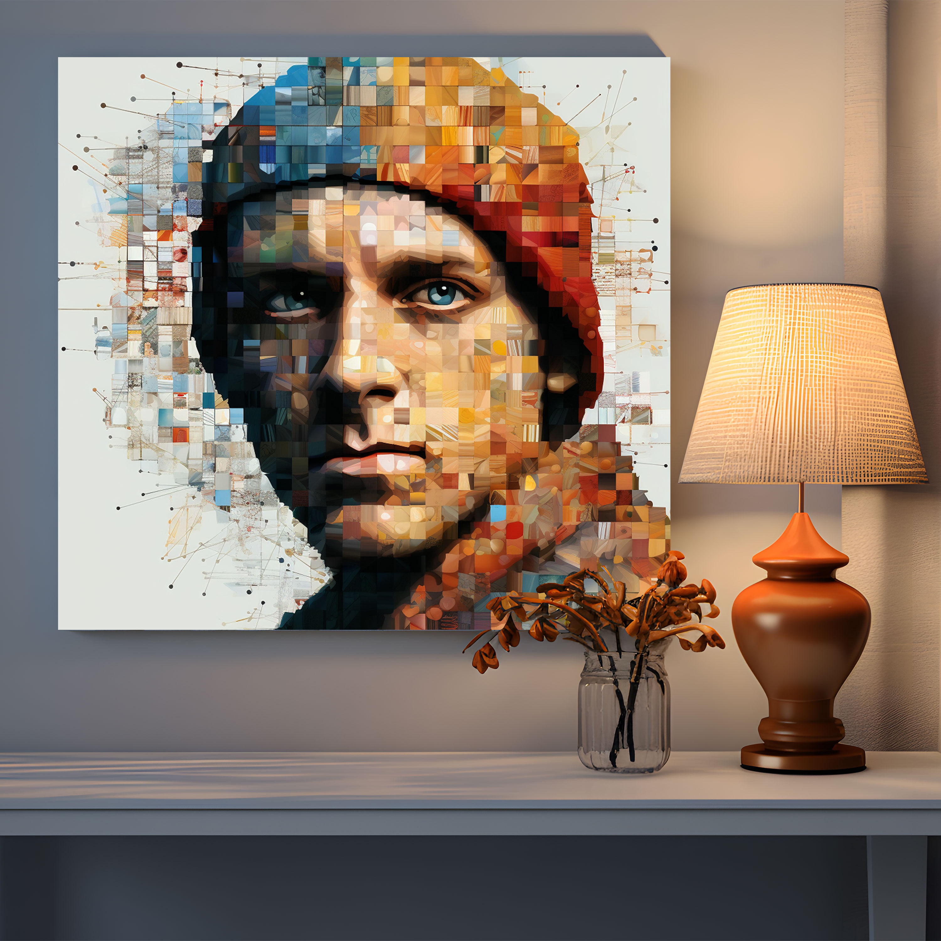 Eminem Album Covers Collage Leinwandbild - Wanddekoration Wandkunst Album Cover