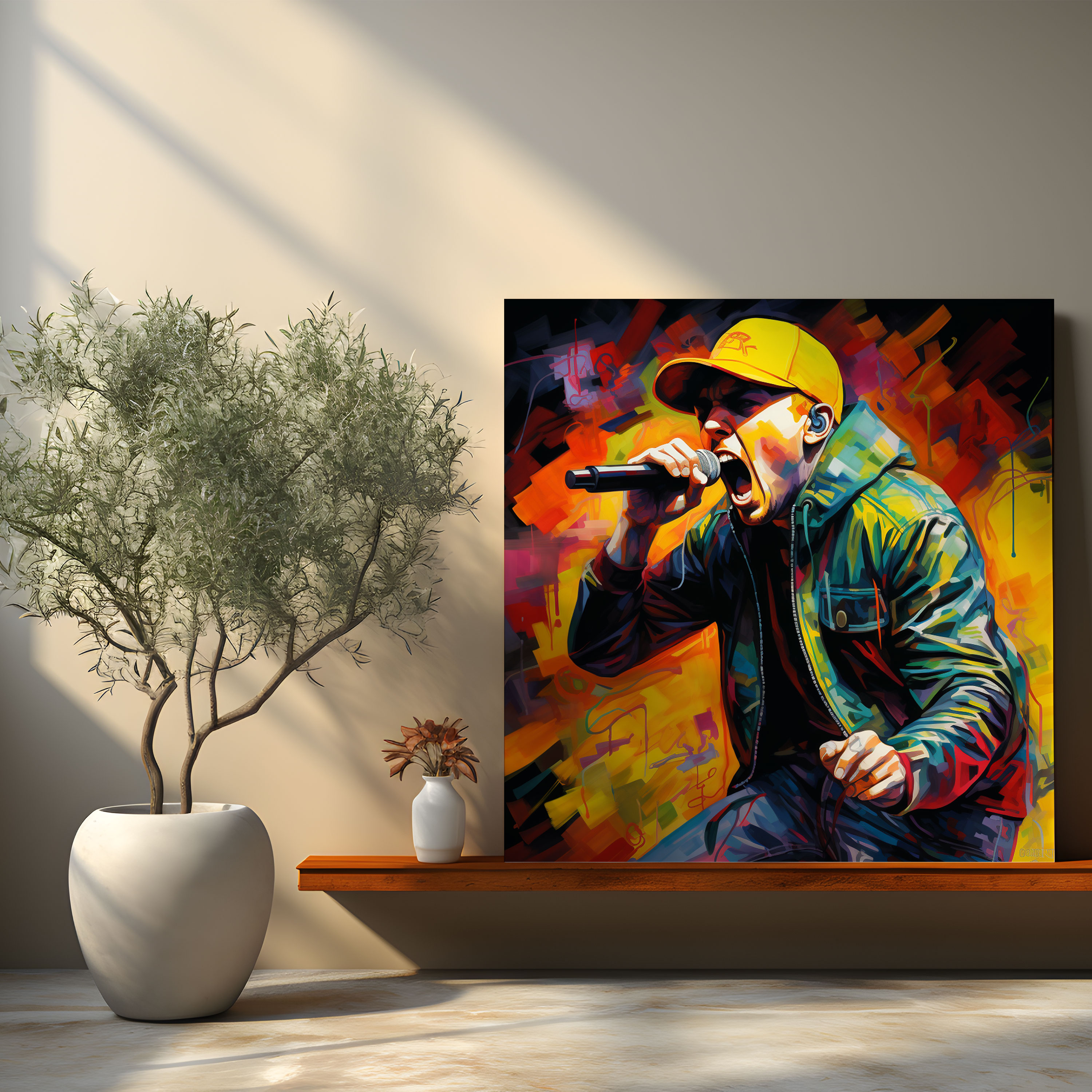 Eminem Canvas Print - Eminem, Vibrant Colors, Home Decoration, Eminem