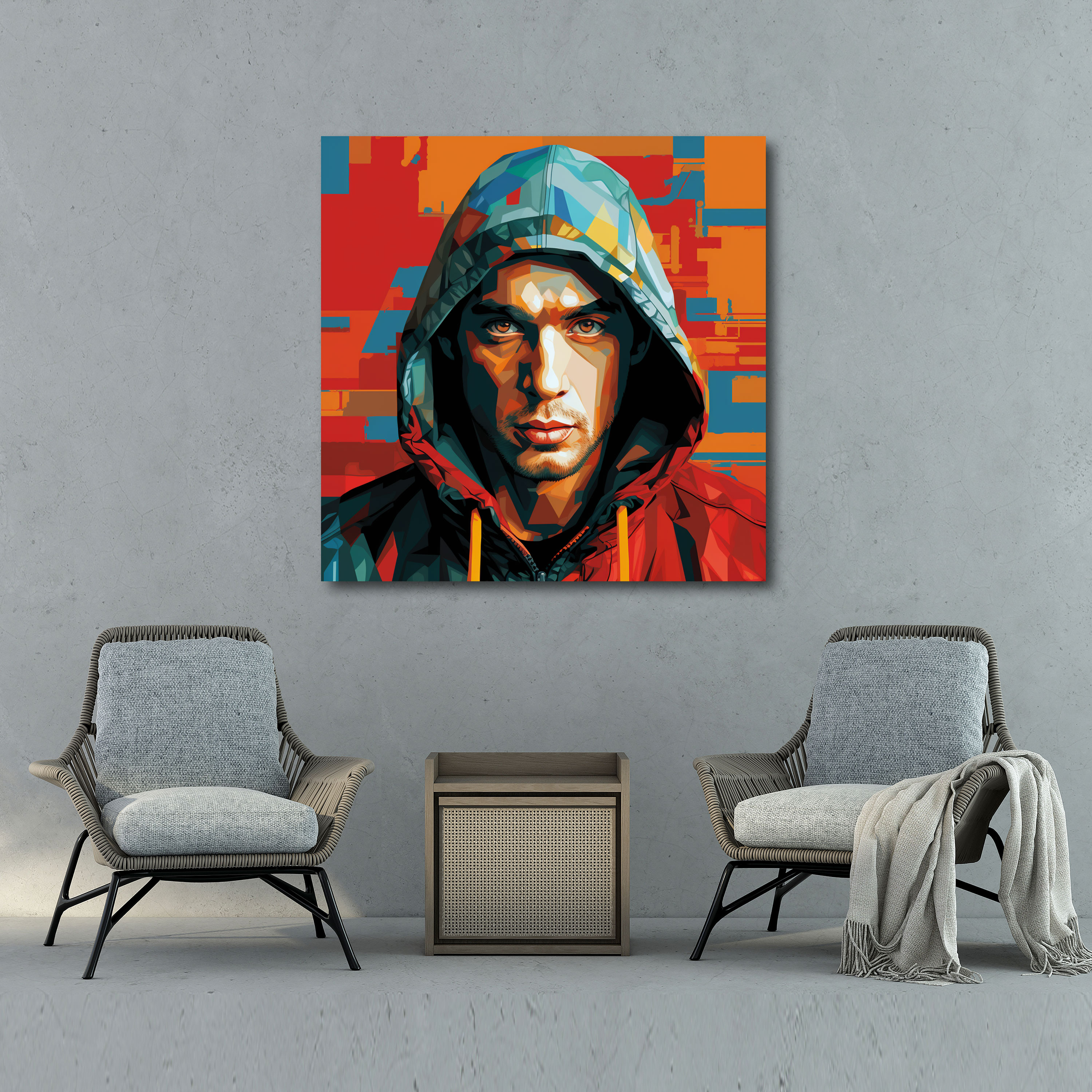 Eminem Wall Art - Eminem, Canvas, Music Enthusiasts, Home Decoration