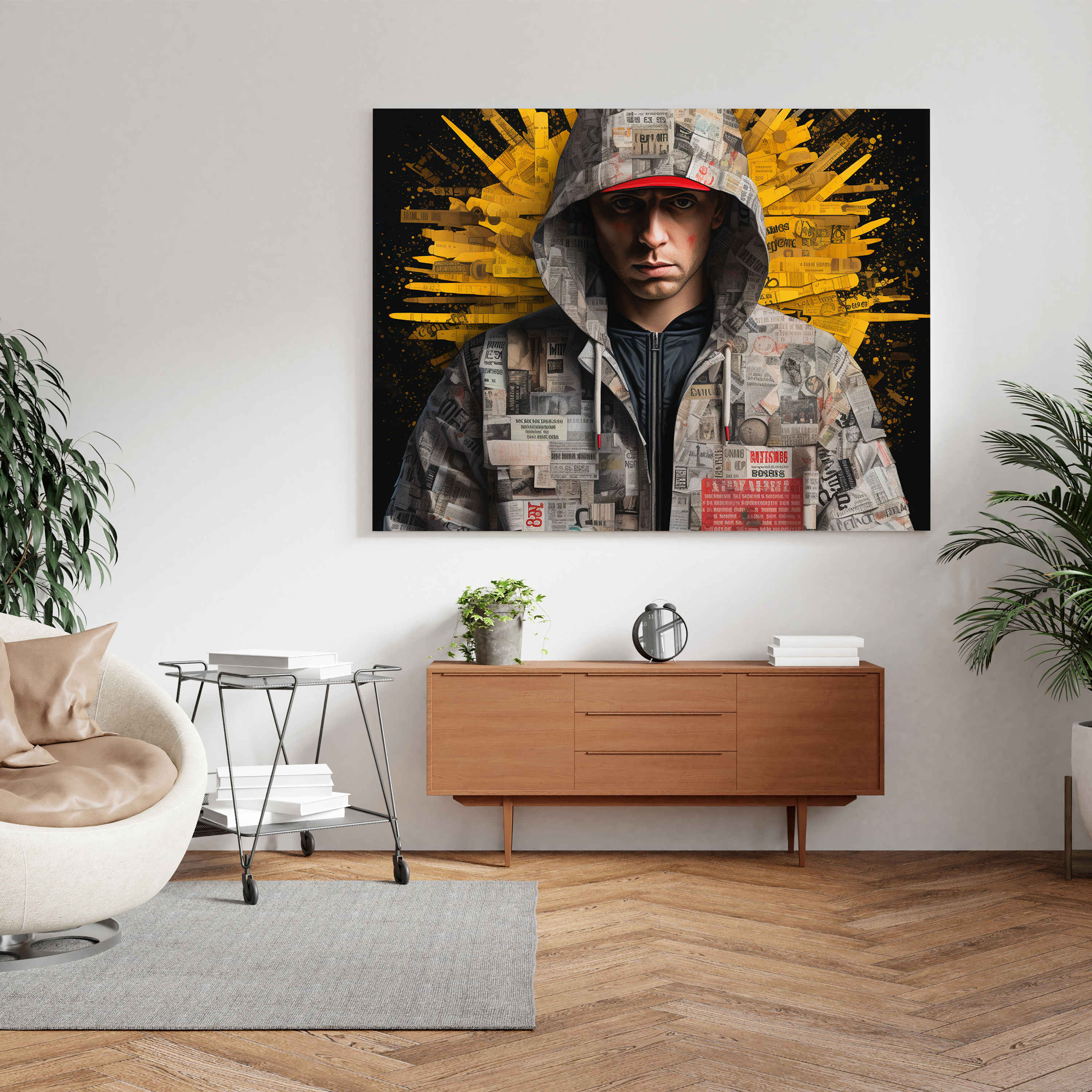 Eminem Canvas Print - Eminem, Wall Decoration, Music Lovers, Canvas Wall Art