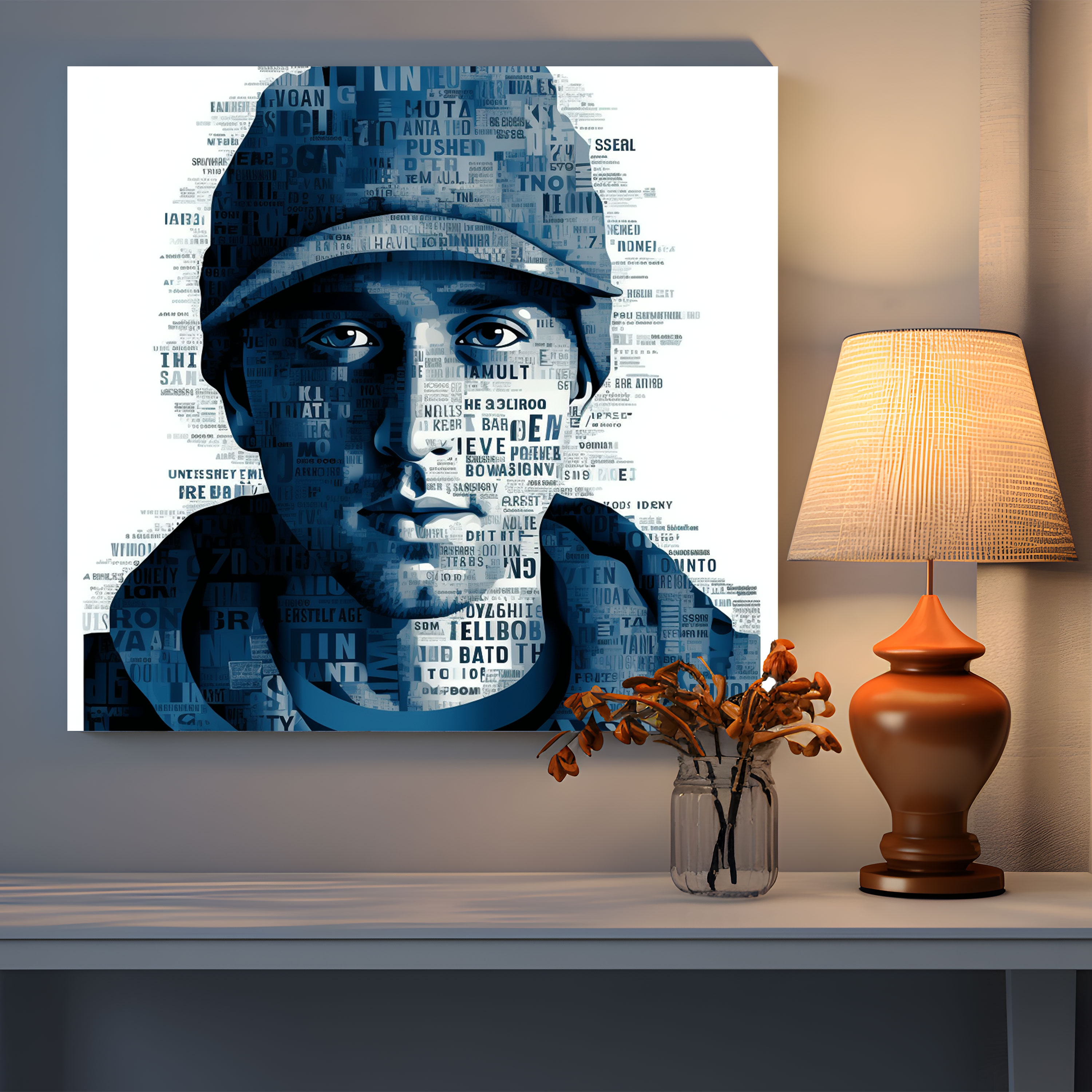 Eminem Leinwandbild - Typografie Kunst - Wandkunst
