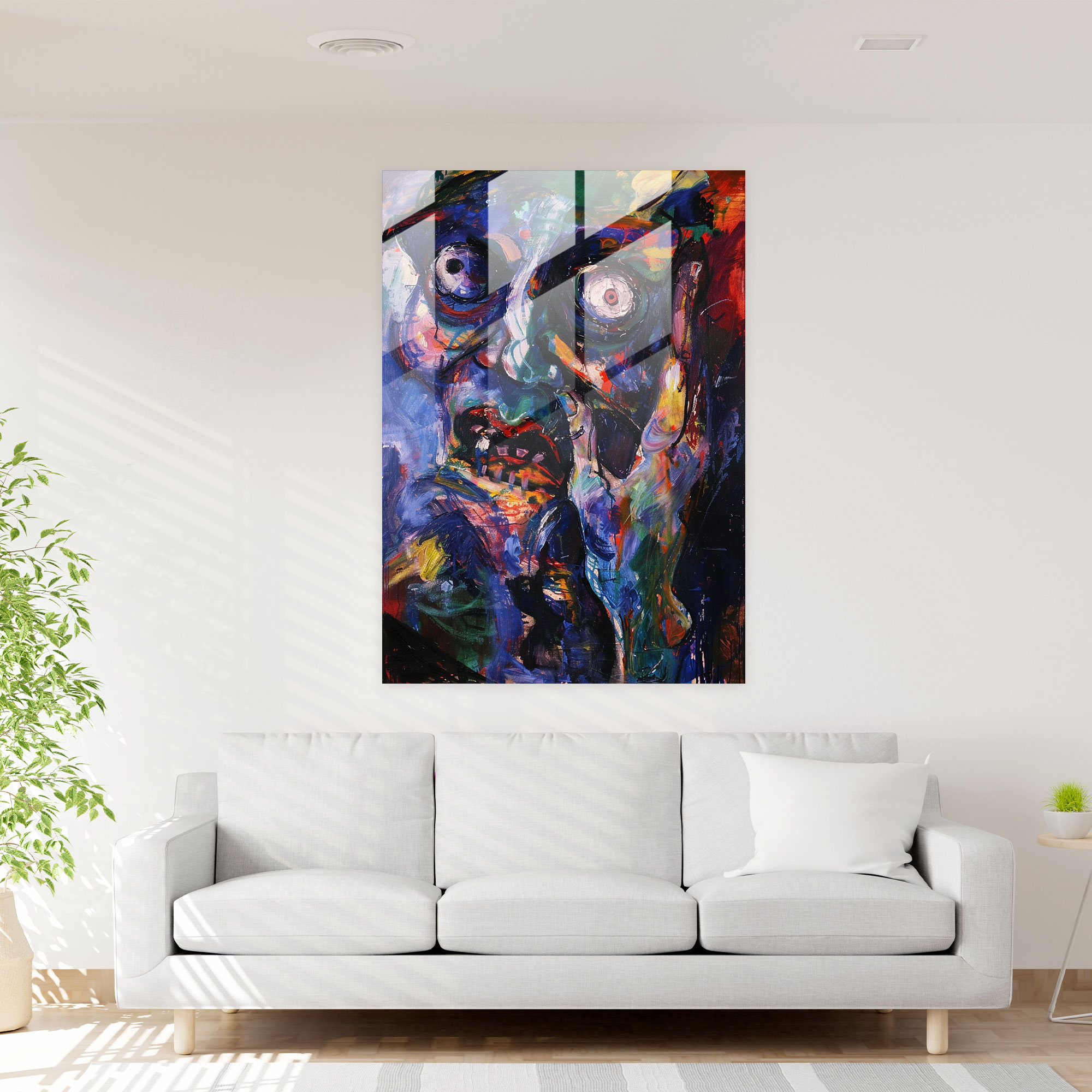 Expressionism Art Style Glass Art Print - Expressionism, Modern Art, Glass Art Print, Expressionism Art Style