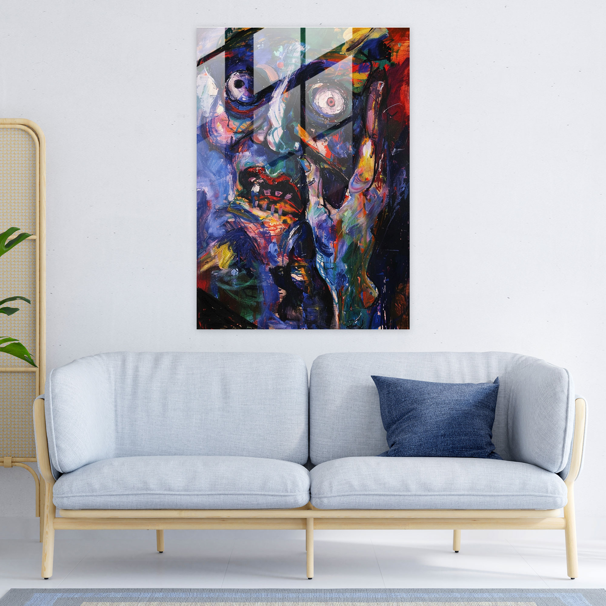 Expressionism Art Style Glass Art Print - Expressionism, Modern Art, Glass Art Print, Expressionism Art Style