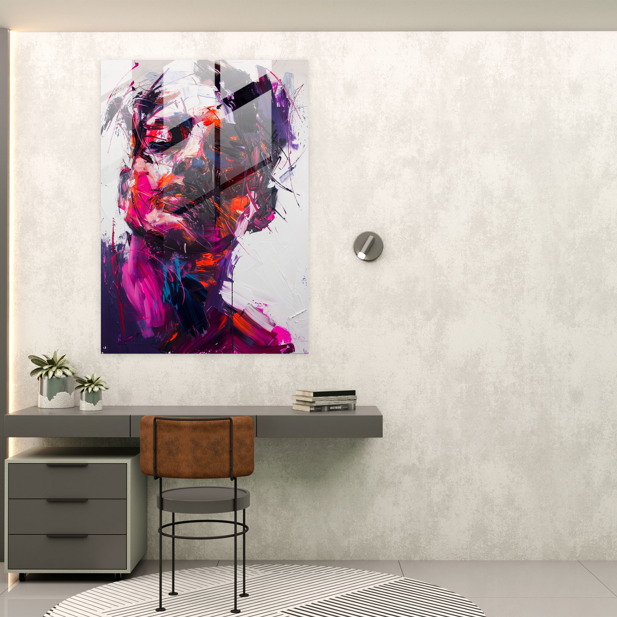 Expressionism Art Style Glass Wall Art - Expressionism, Glass Art, Glass Wall Art, Modern Art