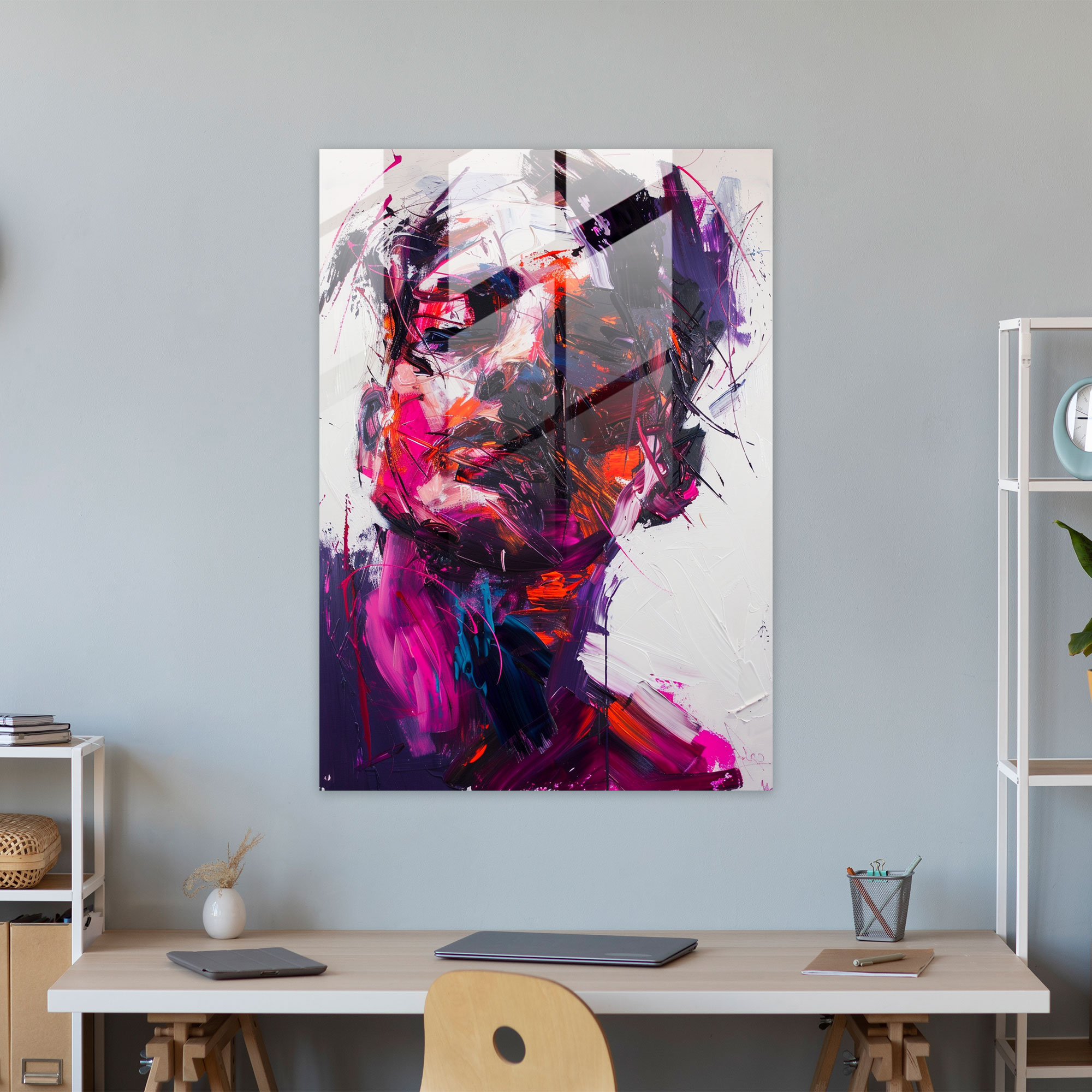 Expressionism Art Style Glass Wall Art - Expressionism, Glass Art, Glass Wall Art, Modern Art
