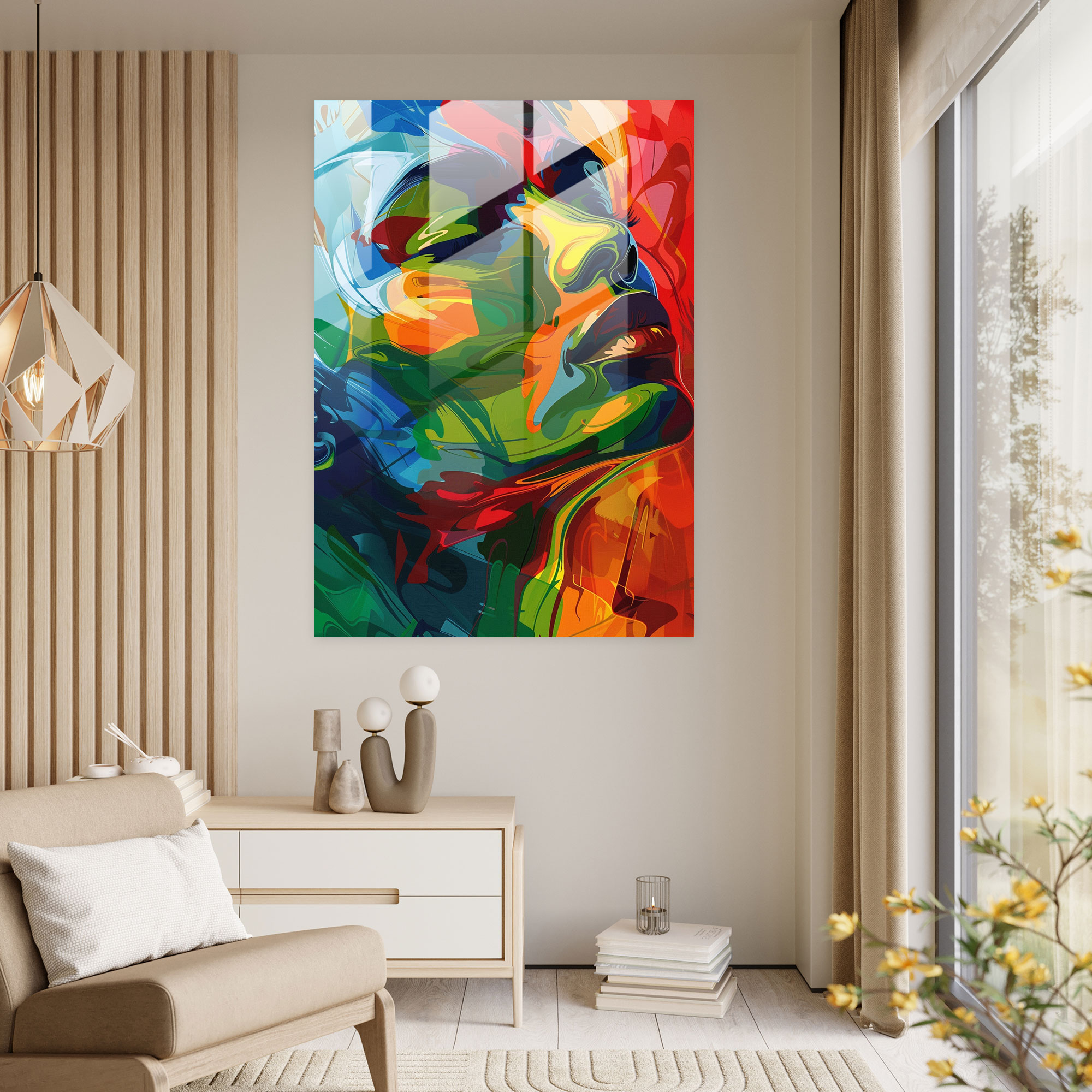 Expressionism Art Style Glass Print - Expressionism, Glass Art, Expressionism Art Style, Wall Decoration