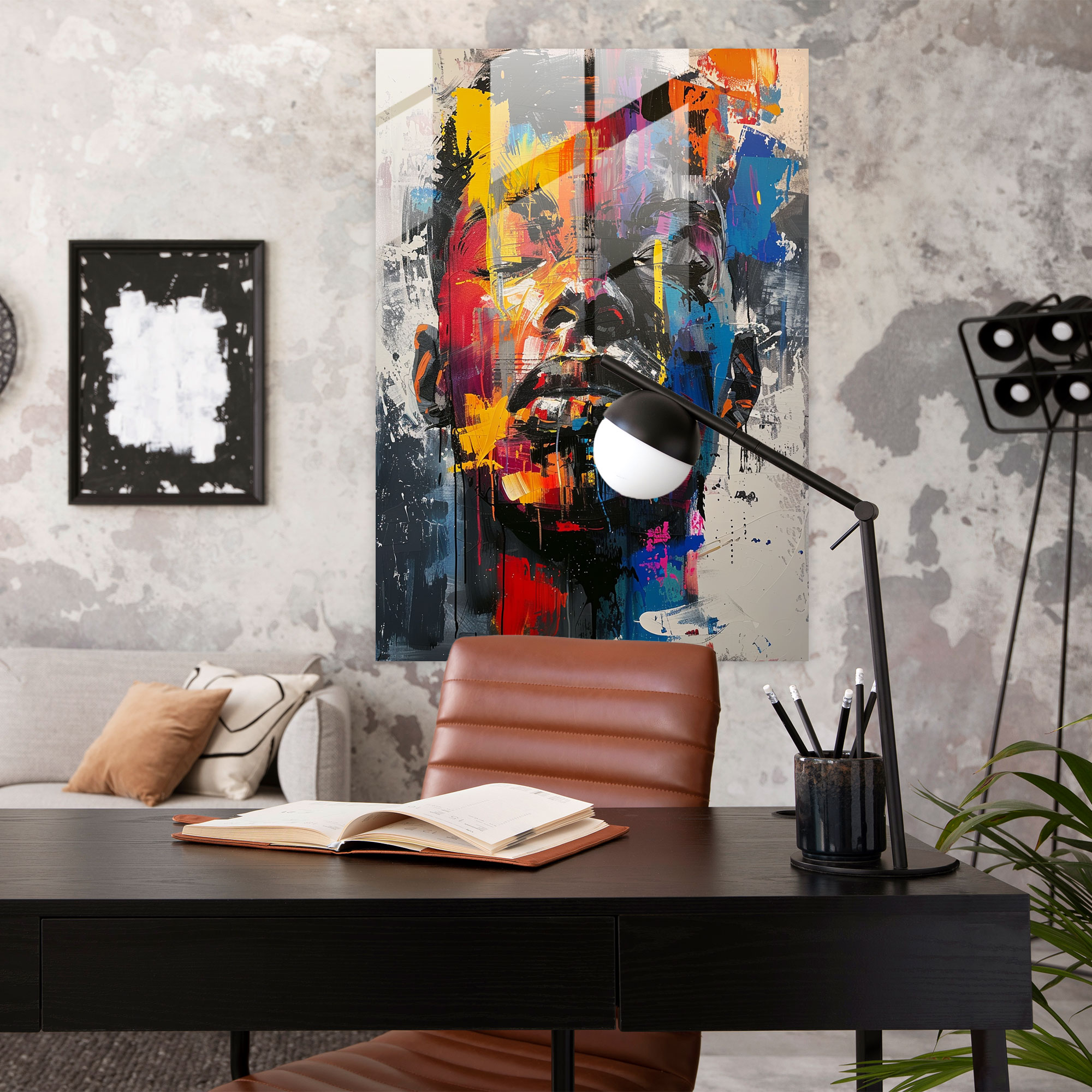 Expressionism Art Style Glass Wall Art - Expressionism, Glass Print, Home Decoration, Modern Art
