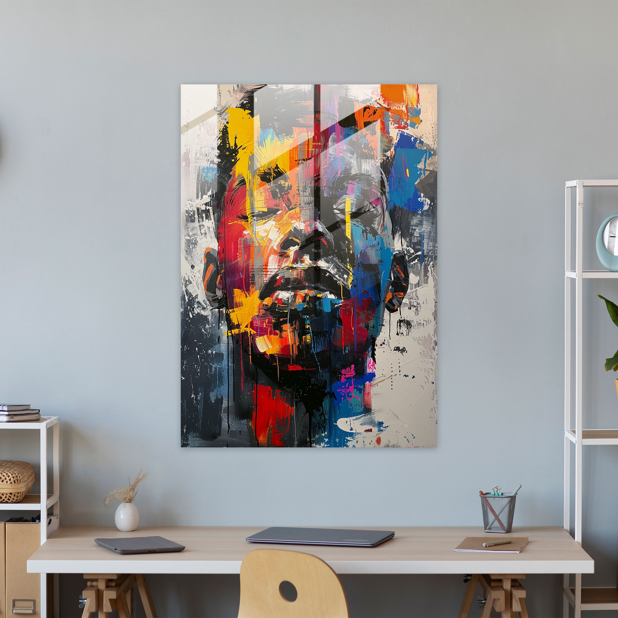 Expressionism Art Style Glass Wall Art - Expressionism, Glass Print, Home Decoration, Modern Art
