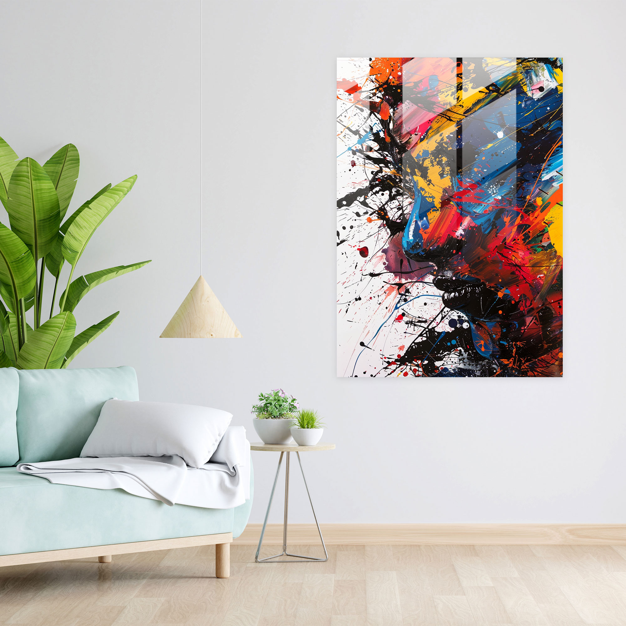 Expressionism Art Style Home Decoration - Expressionism, Glass Print, Glass Art, Expressionism Art Style