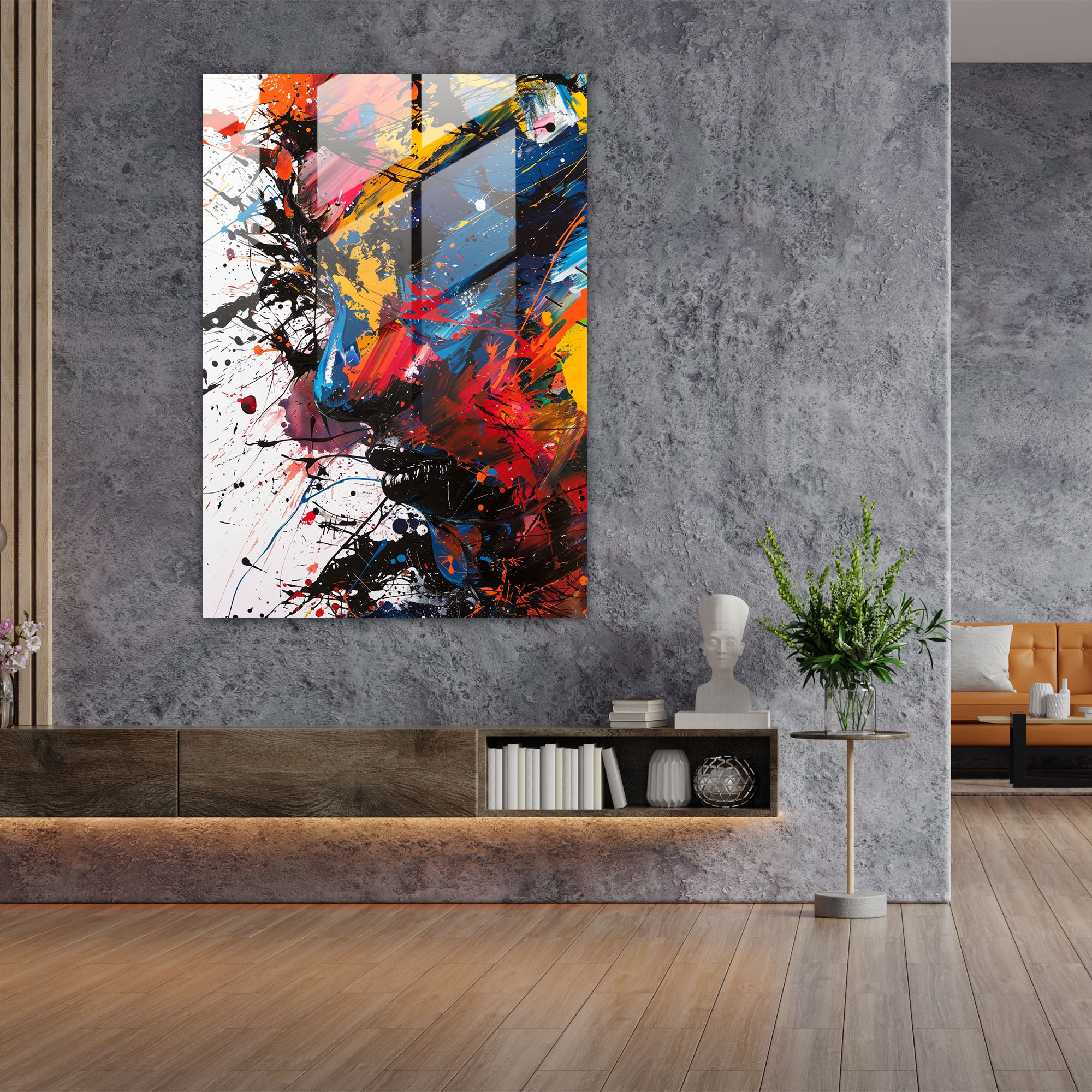 Expressionism Art Style Home Decoration - Expressionism, Glass Print, Glass Art, Expressionism Art Style
