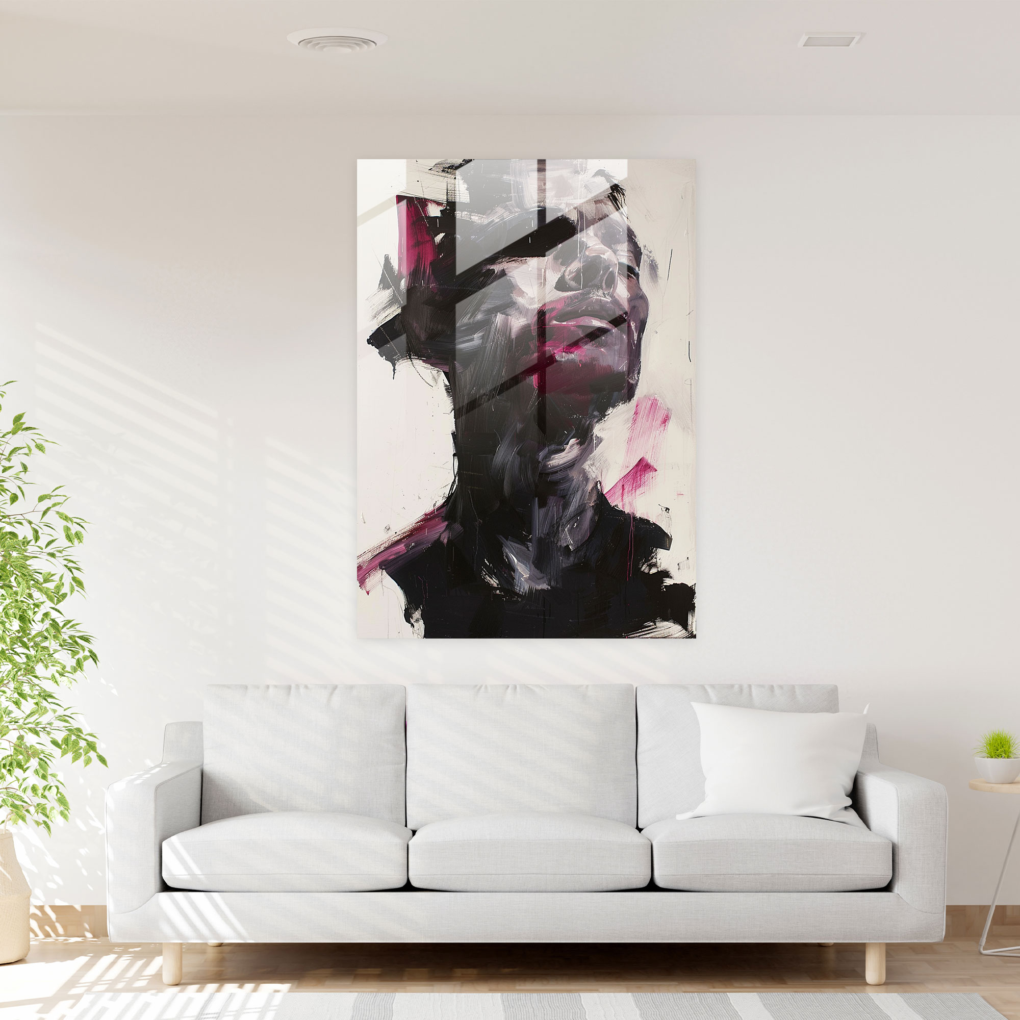 Expressionism Art Style Wall Decoration - Expressionism, Wall Decoration, Modern Art, Glass Print