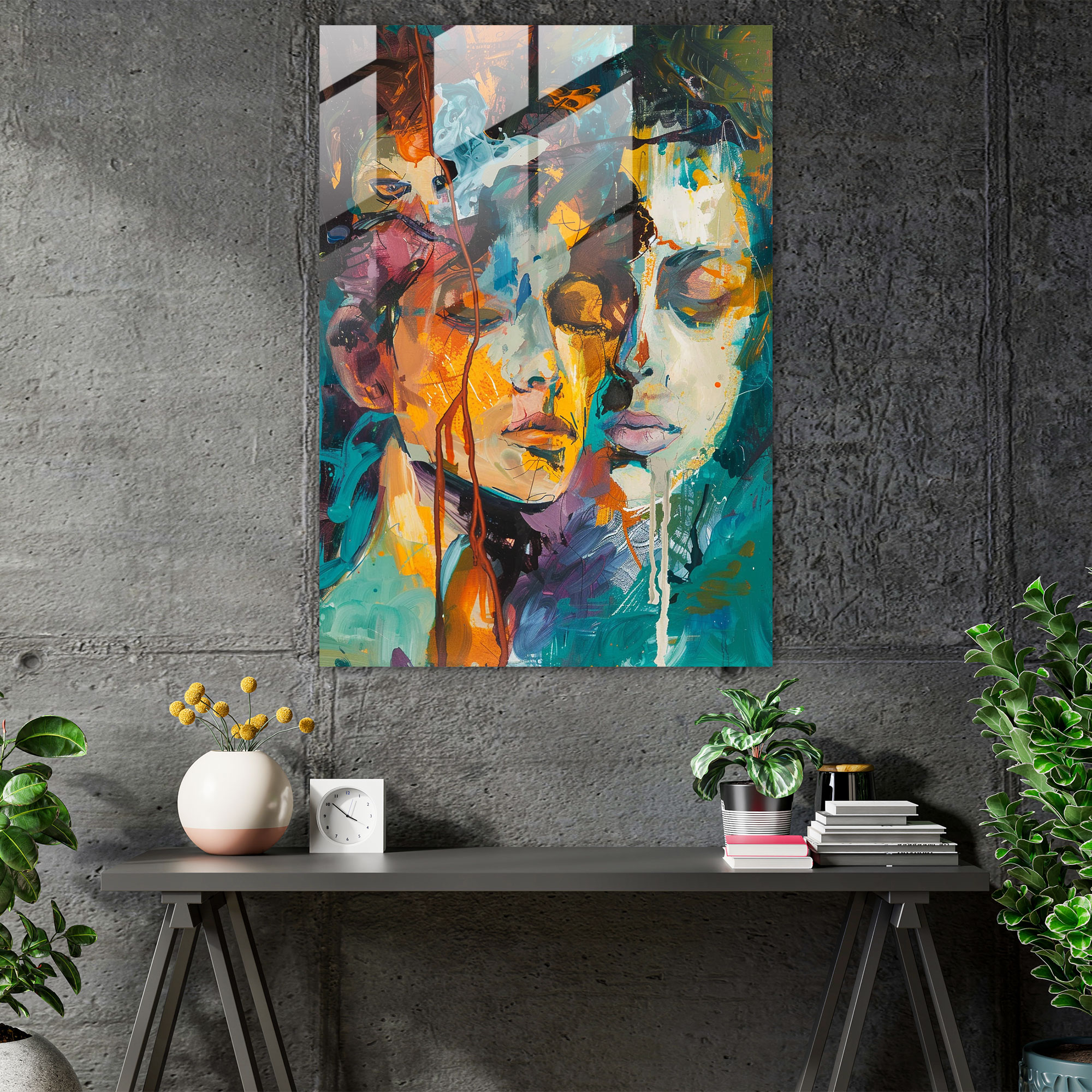 Expressionism Glass Wall Art - Expressionism, Expressionism Art Style, Home Decoration, Modern Art