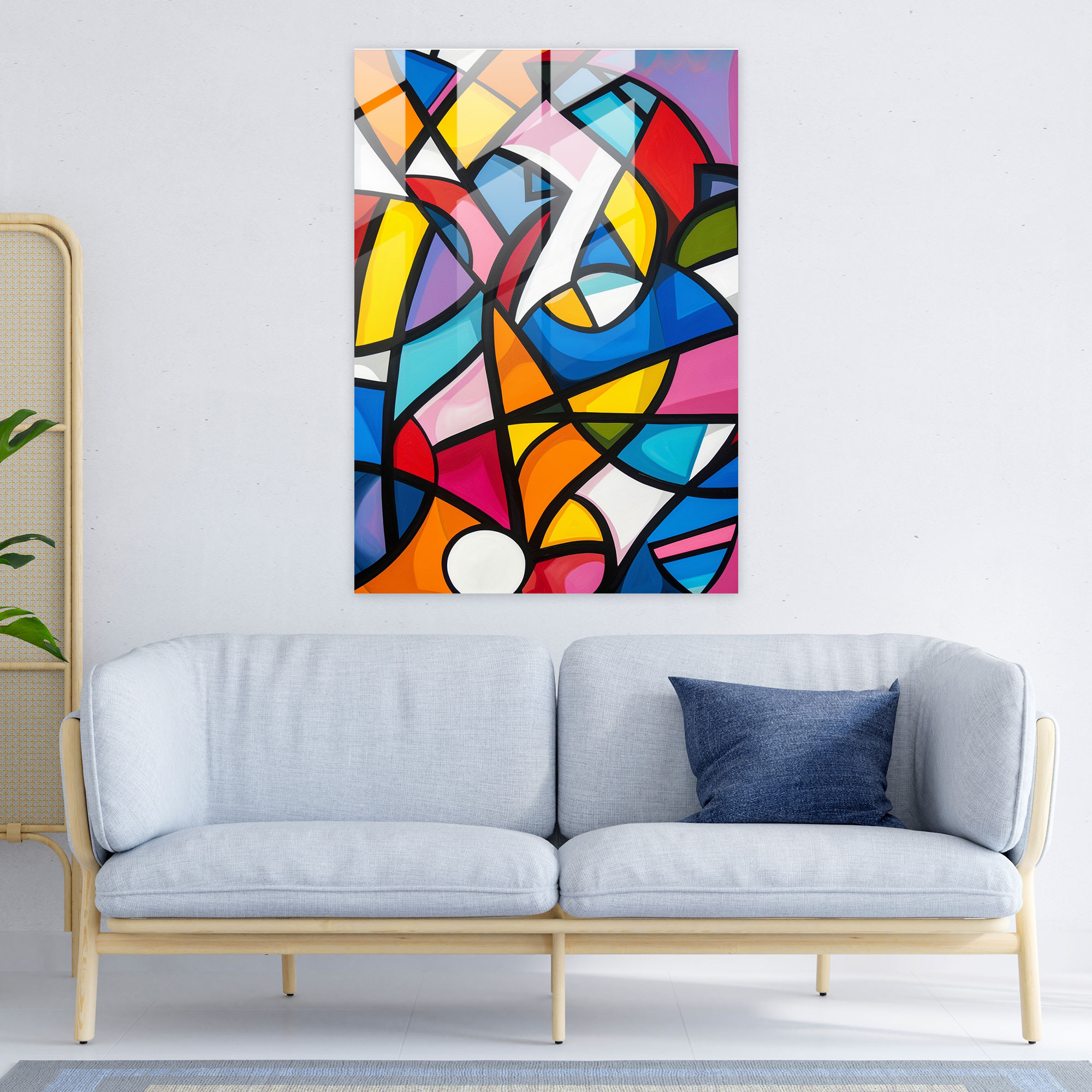 Expressionism Glass Print Wall Art - Expressionism, Home Decoration, Glass Wall Art, Modern Art