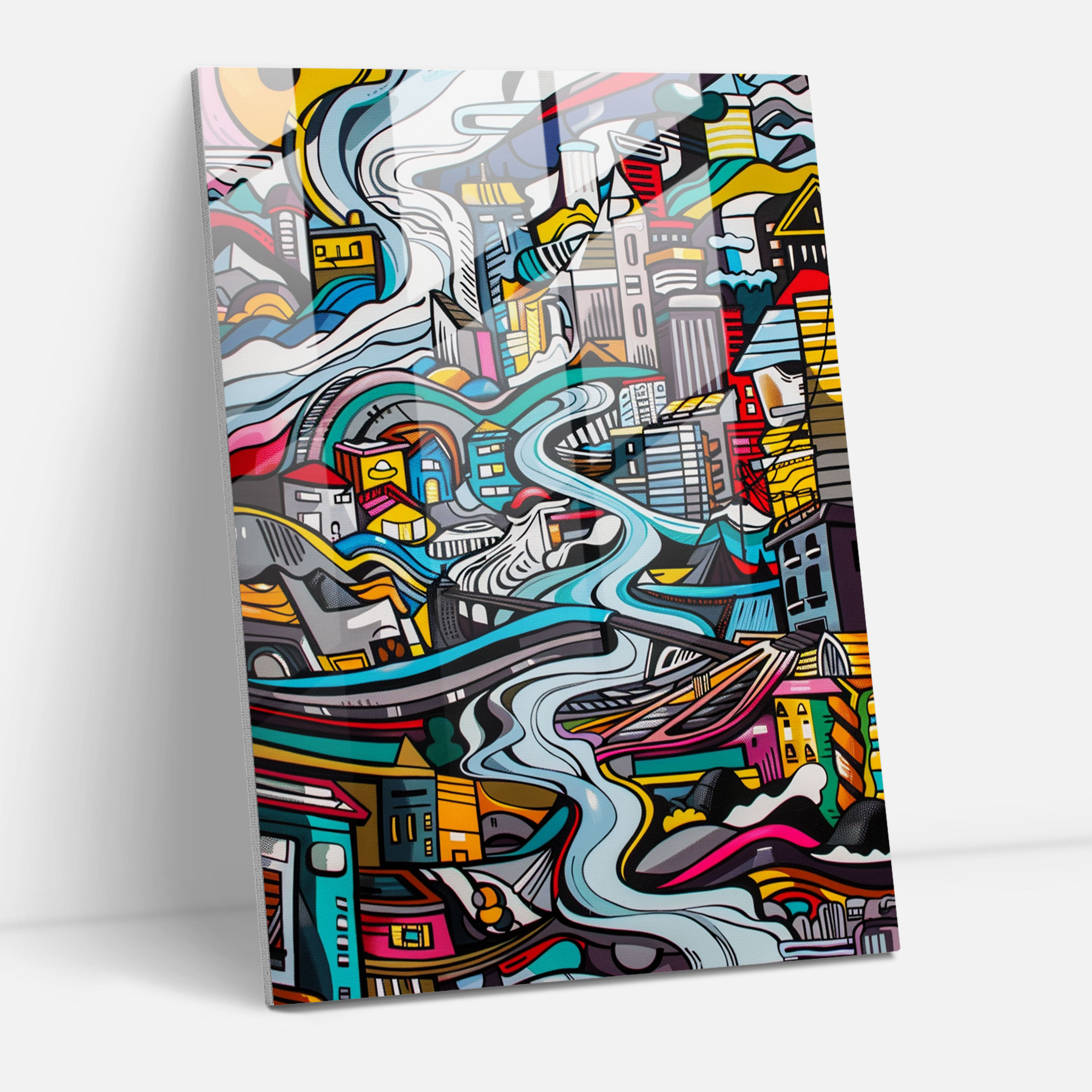 Expressionism Art Style Glass Art - Expressionism, Wall Decoration, Modern Art, Glass Art