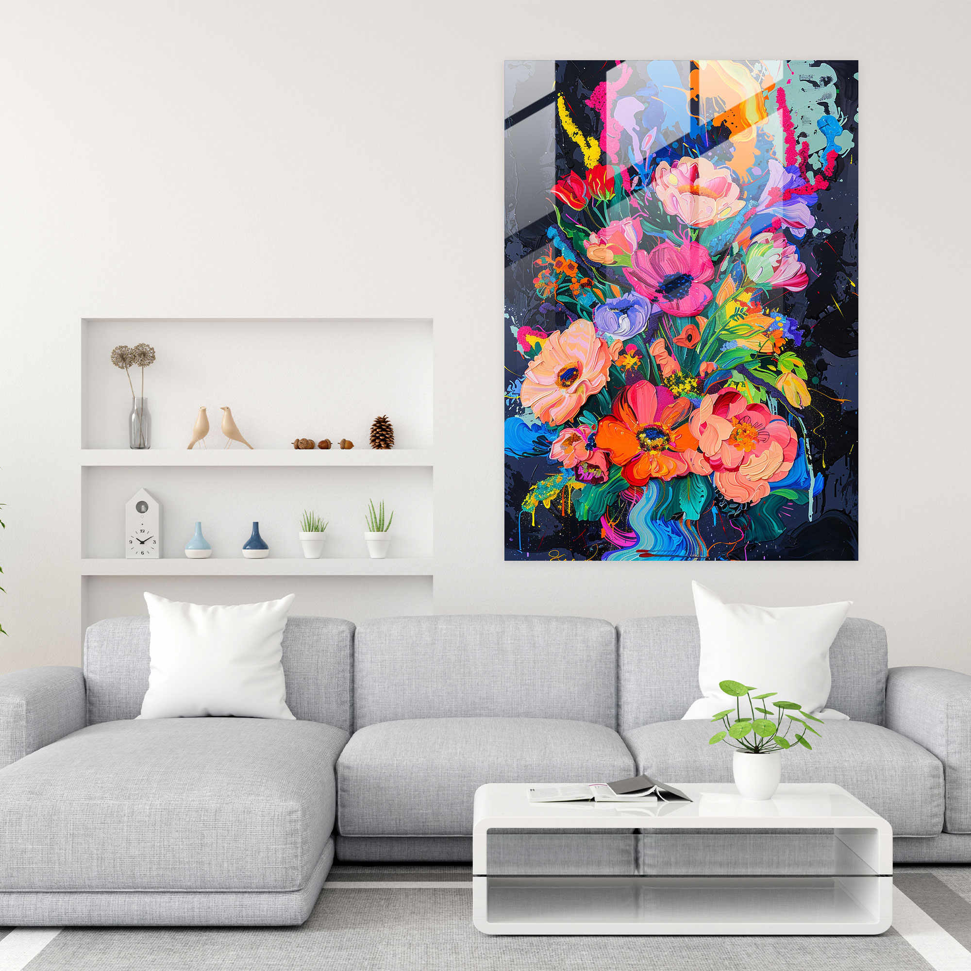Expressionism Art Style Modern Art - Expressionism, Home Decoration, Wall Decoration, Glass Print