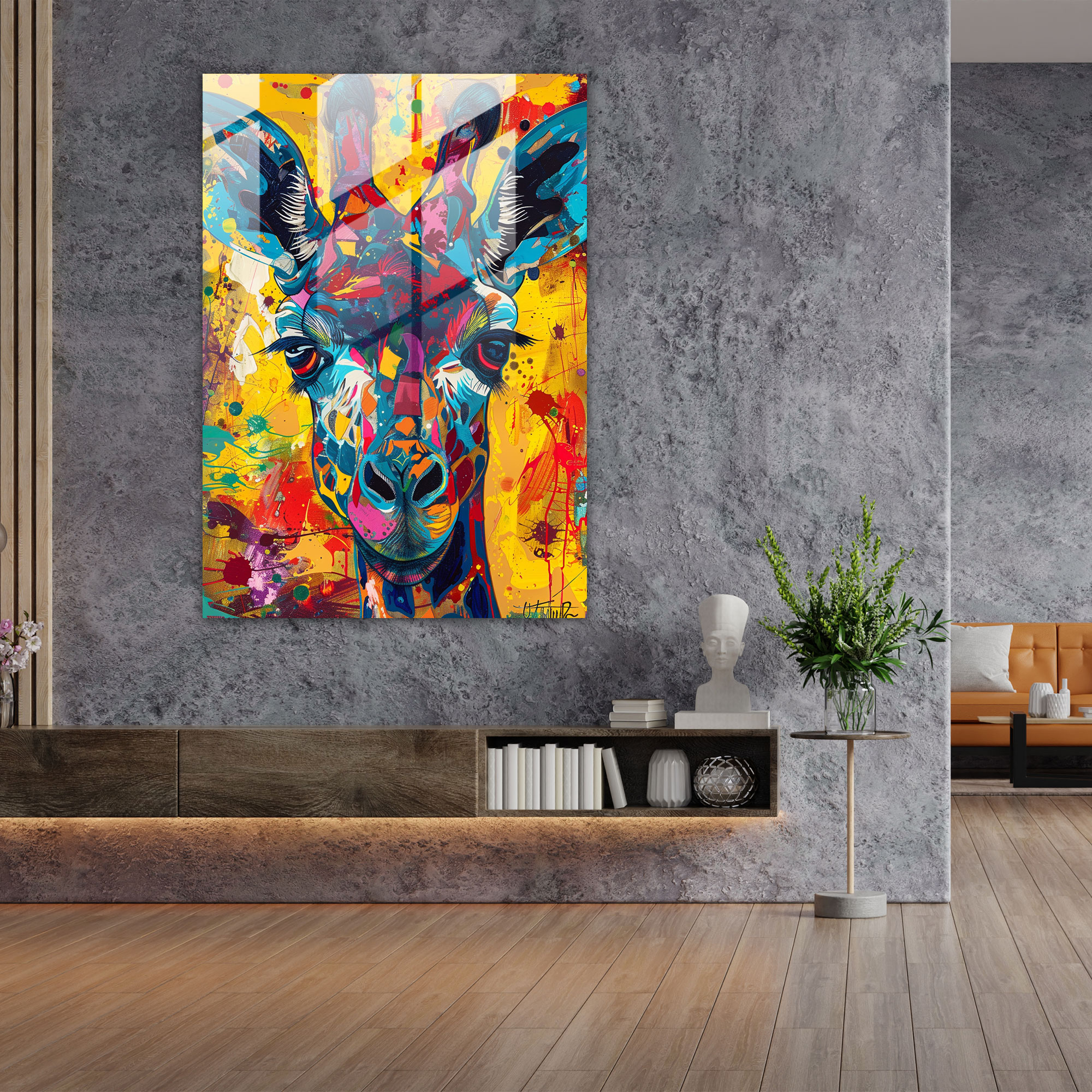 Expressionism Art Style Home Decoration - Expressionism, Glass Wall Art, Modern Art, Glass Print