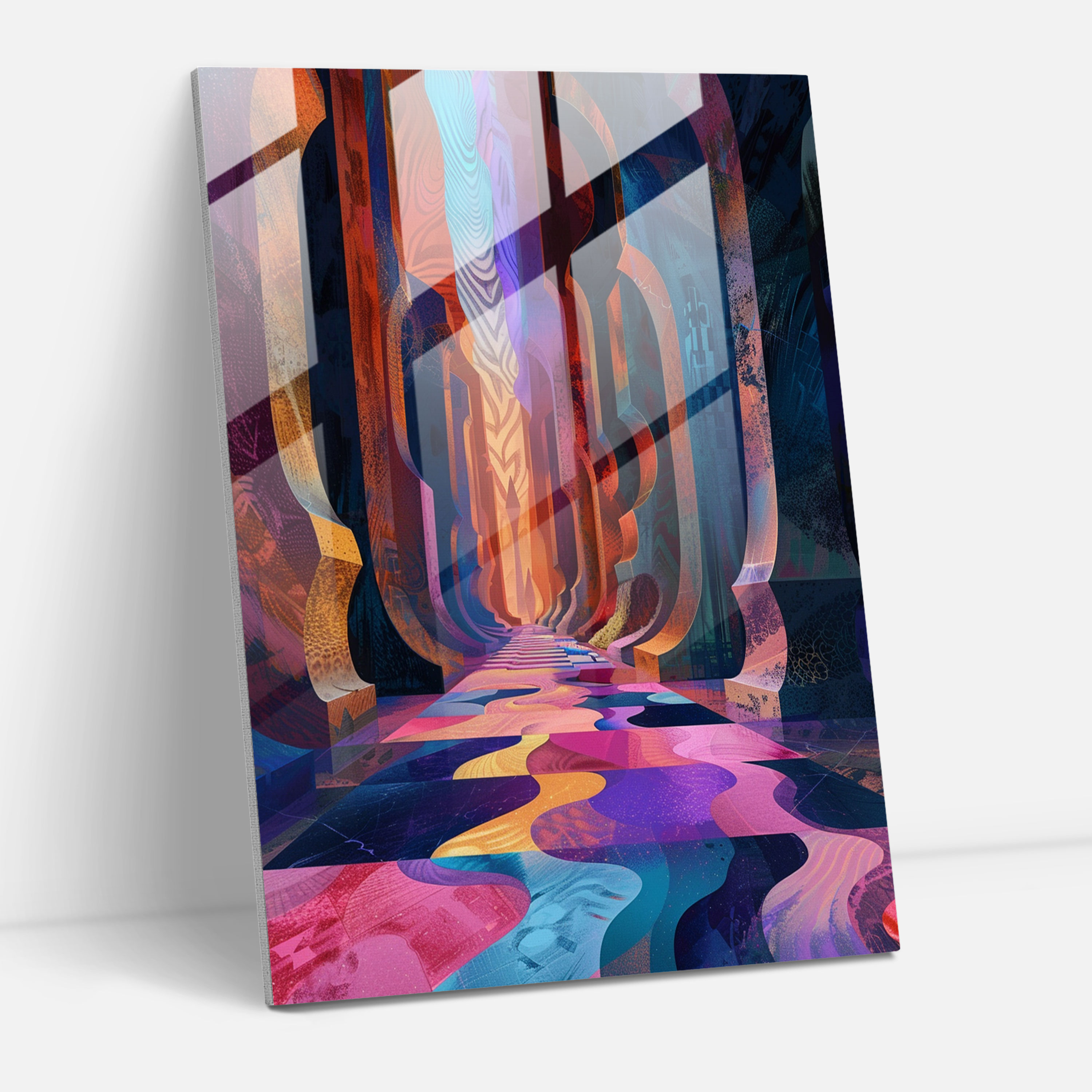 Expressionism Art Style Abstract Glass Print - Expressionism, Expressionism Art Style, Home Decoration, Modern Art