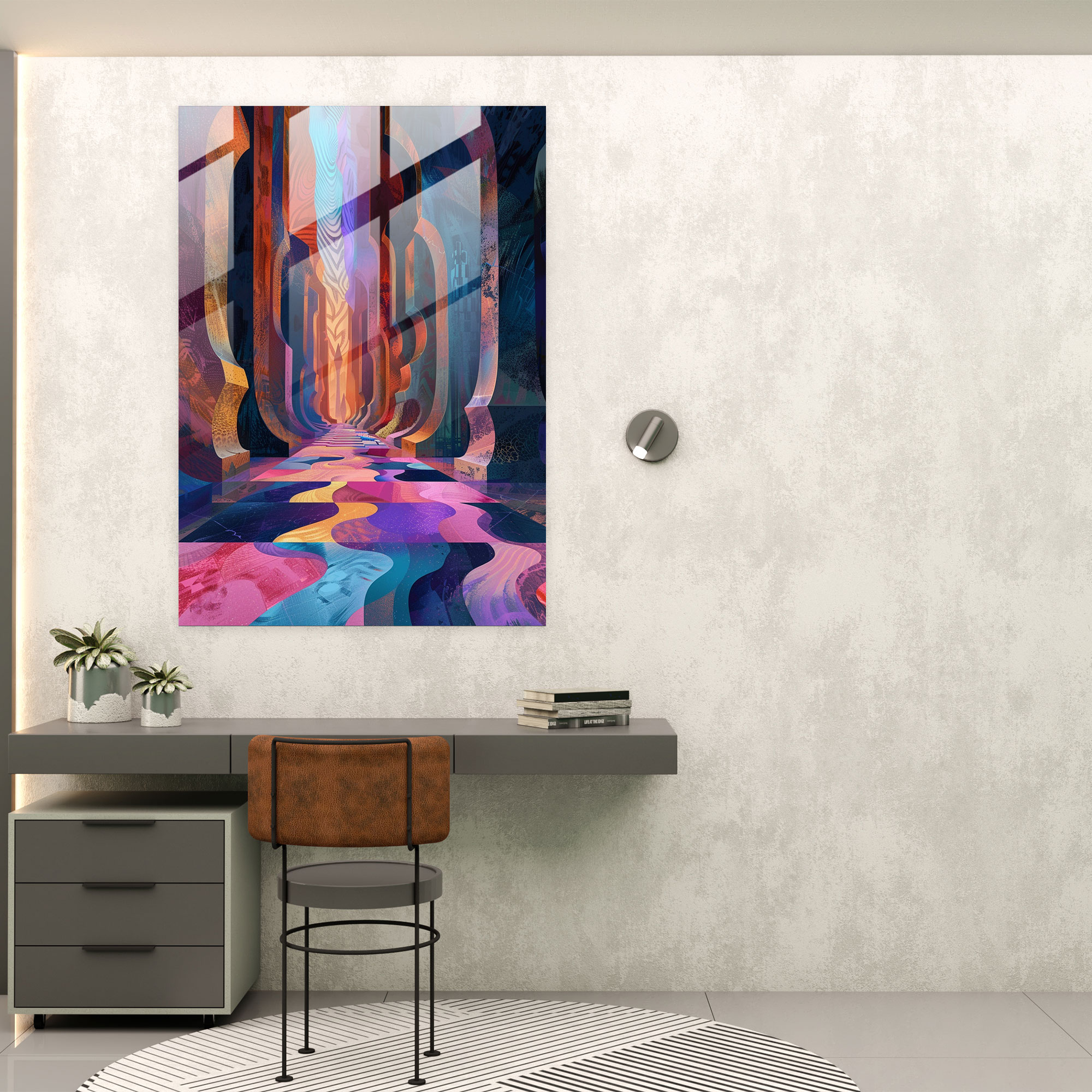 Expressionism Art Style Abstract Glass Print - Expressionism, Expressionism Art Style, Home Decoration, Modern Art