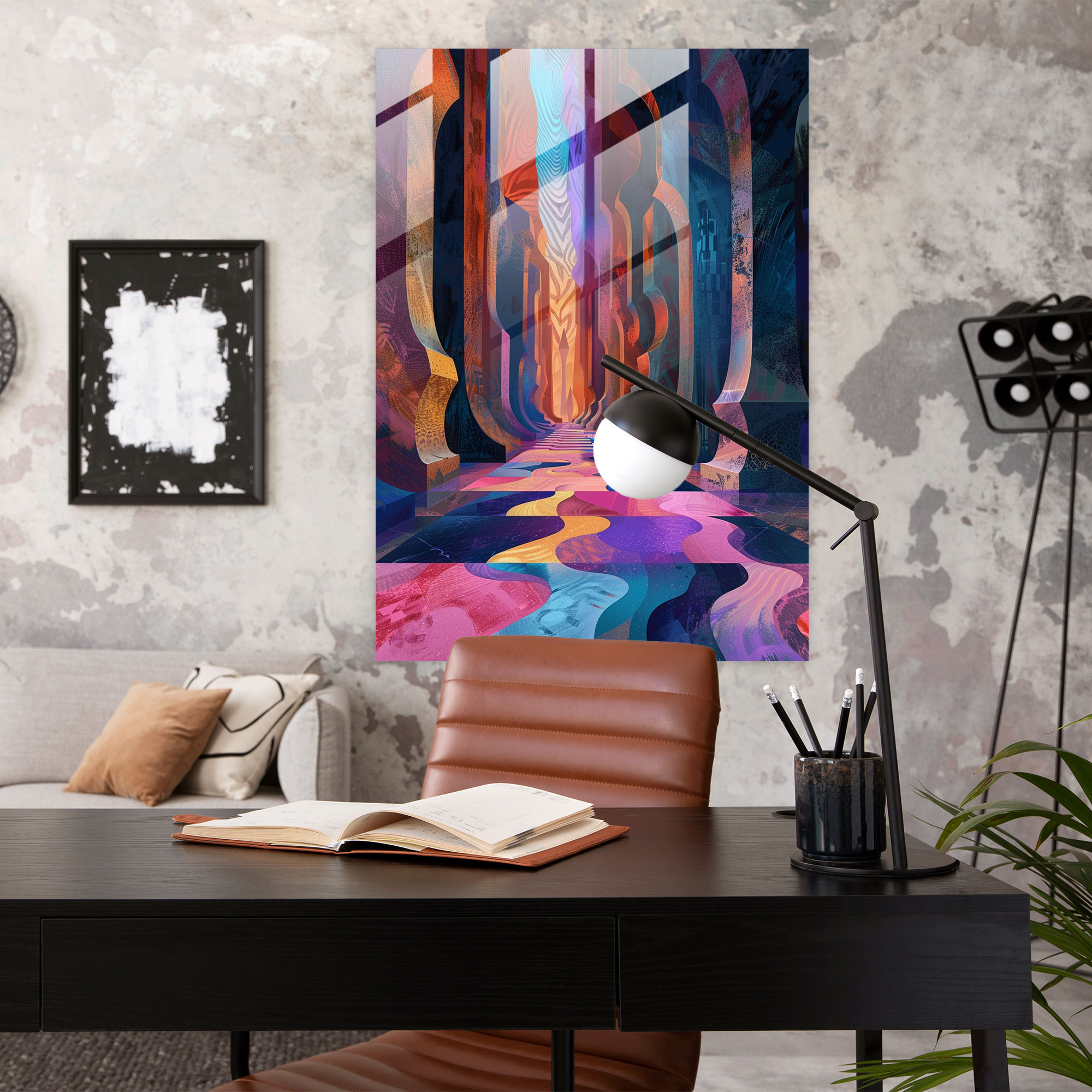 Expressionism Art Style Abstract Glass Print - Expressionism, Expressionism Art Style, Home Decoration, Modern Art
