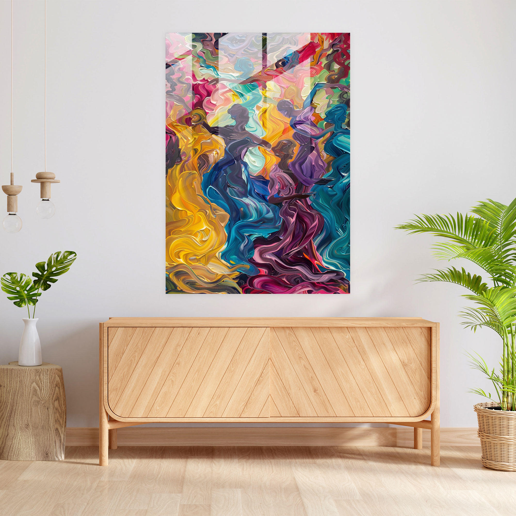 Expressionism Art Style Dance Glass Art - Expressionism, Expressionism Art Style, Glass Art, Modern Art