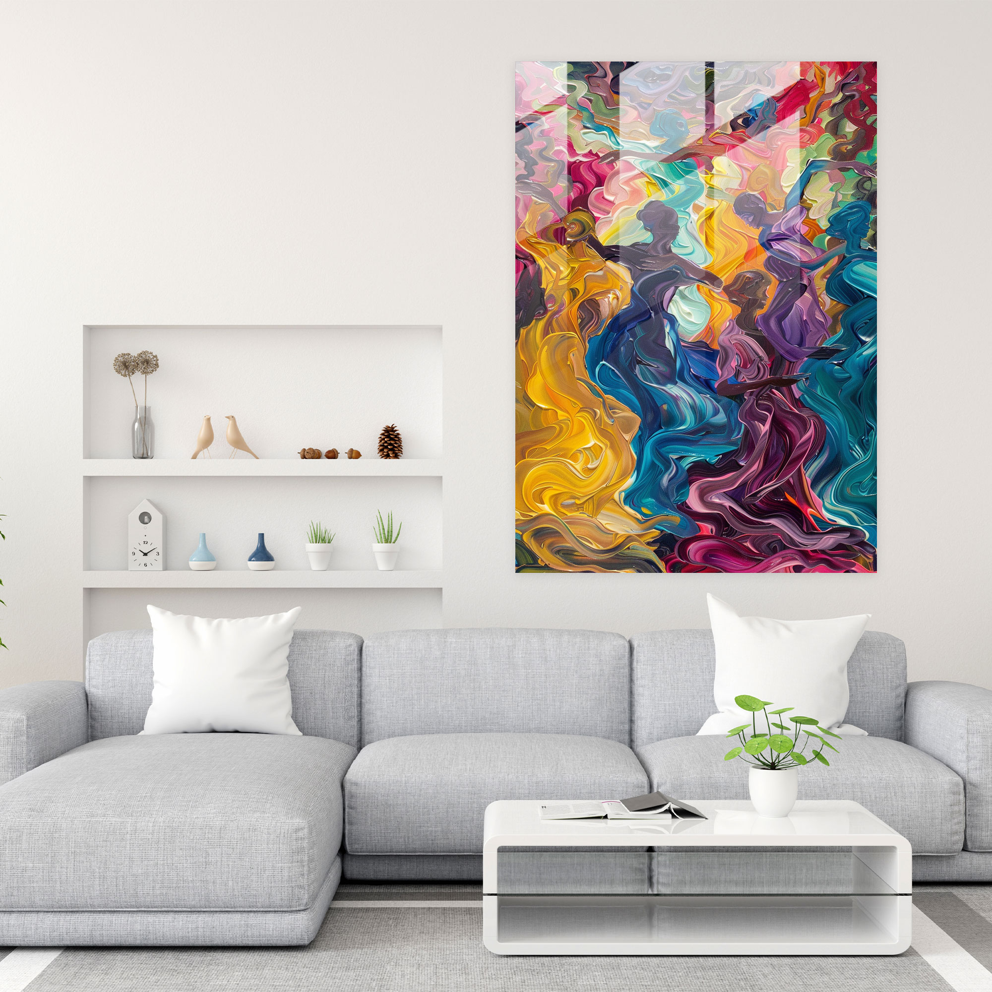 Expressionism Art Style Dance Glass Art - Expressionism, Expressionism Art Style, Glass Art, Modern Art